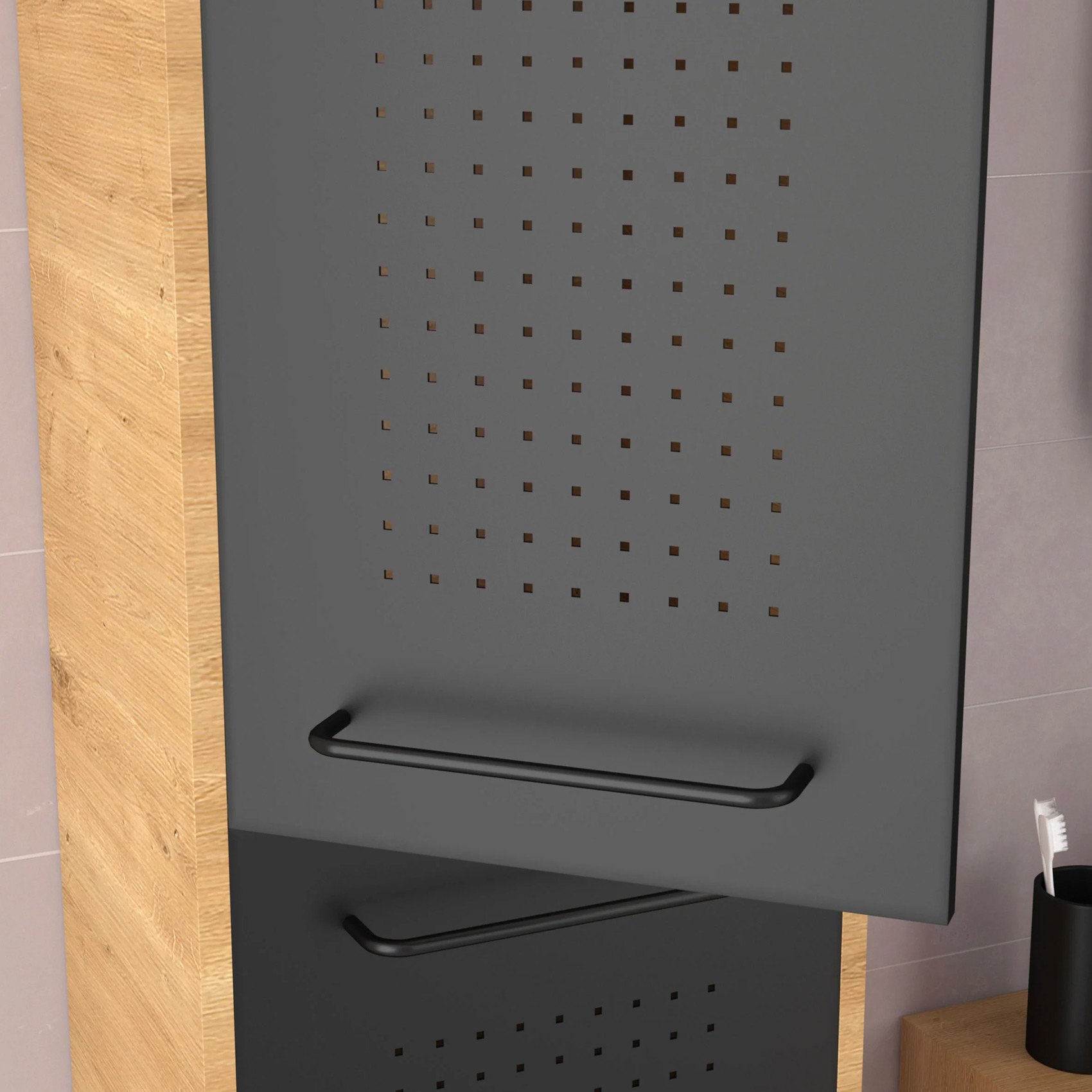 Colonne de salle de bains au style indus — vue 4