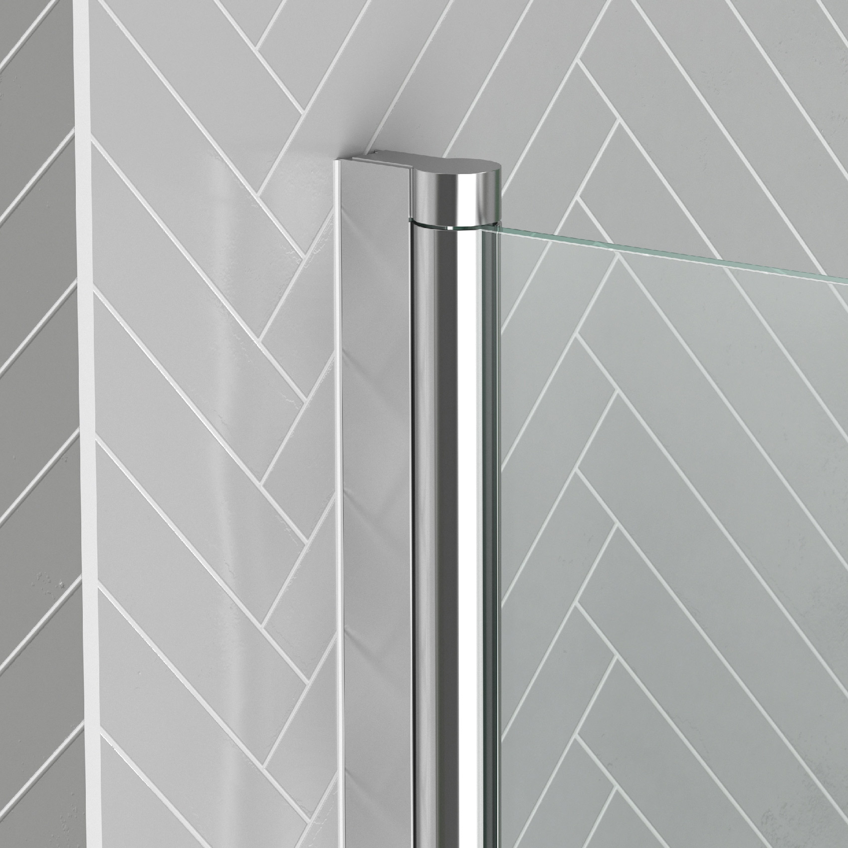 Pare douche avec porte serviette — vue 4