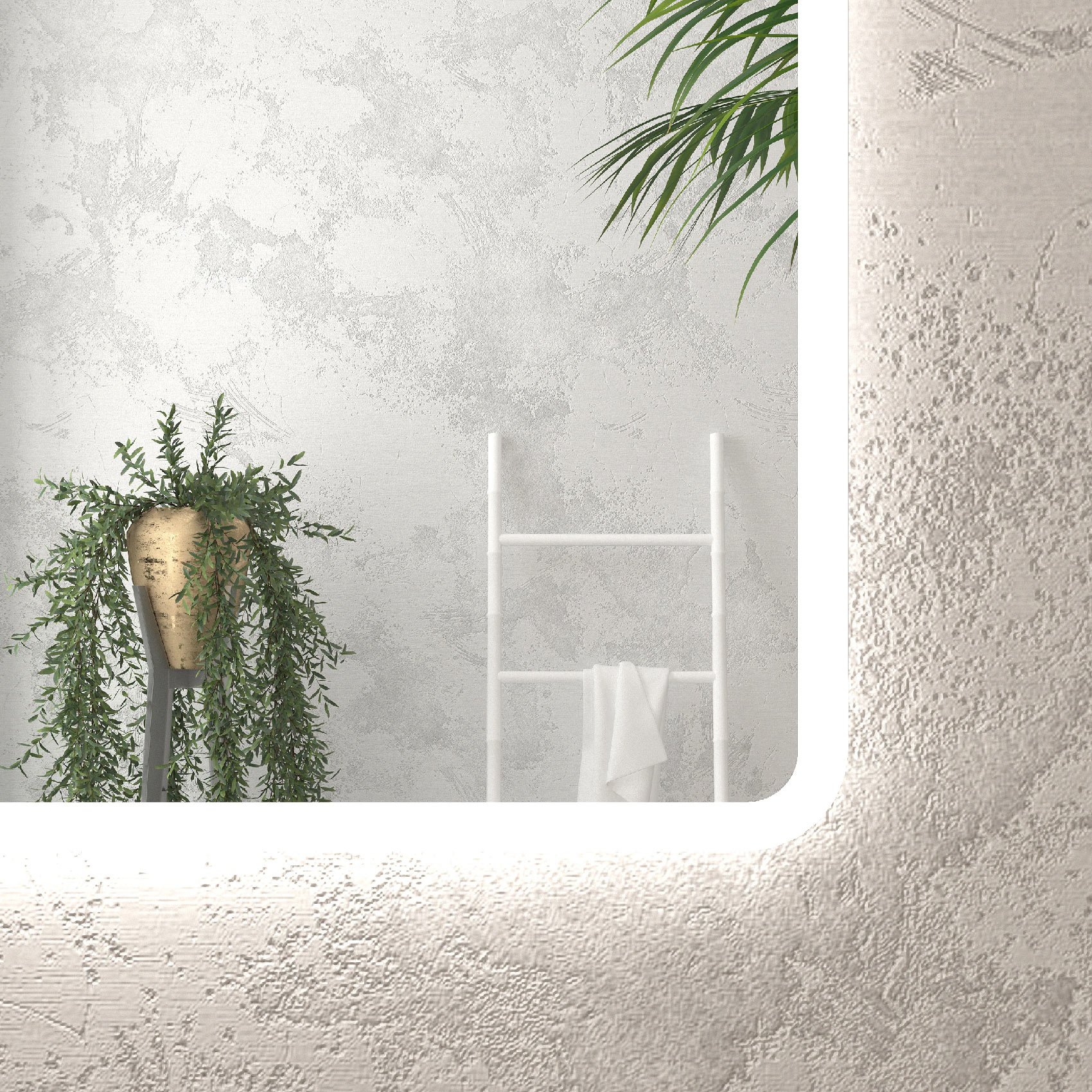 Miroir rectangulaire à leds — vue 3