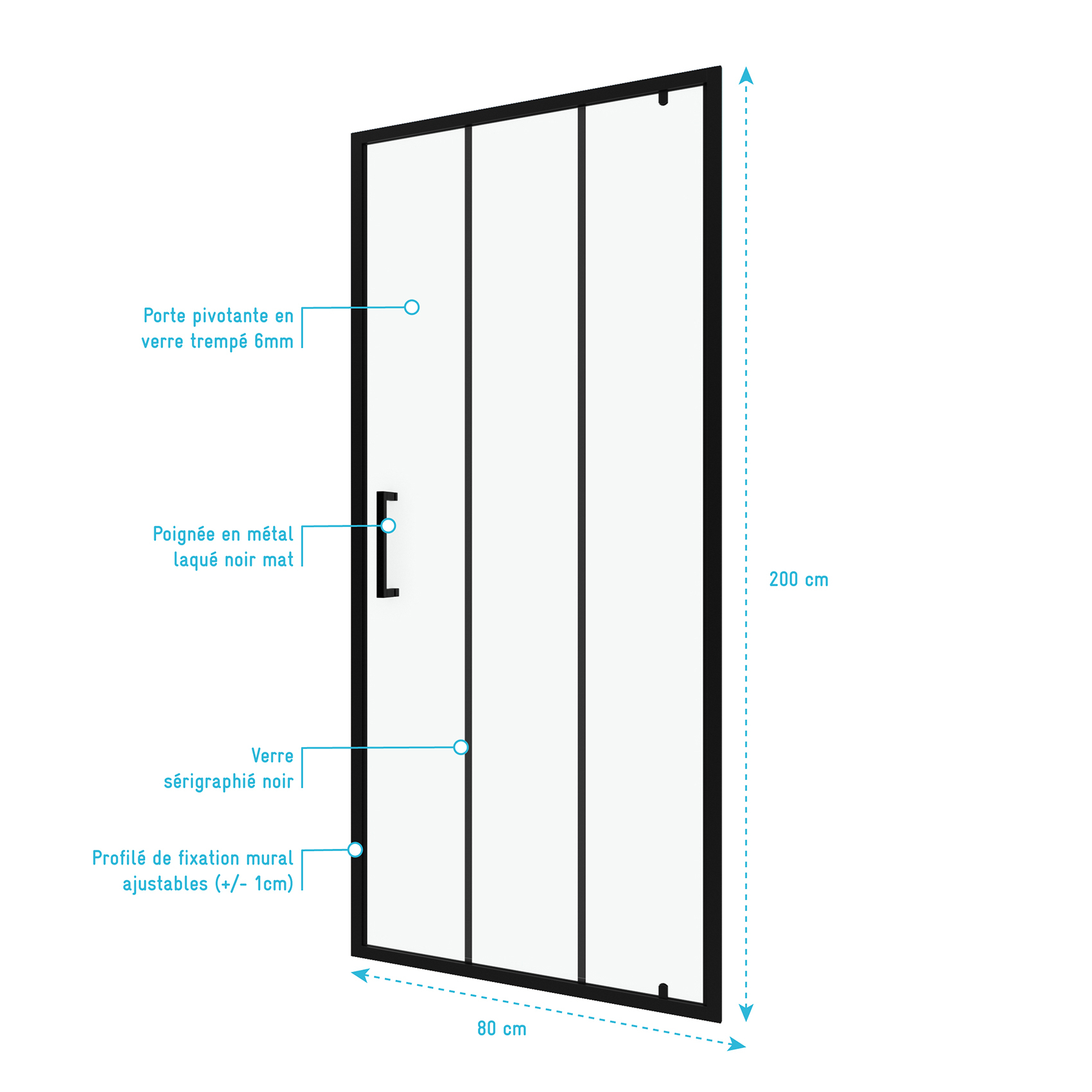 Porte pivotante Factorx — vue 4