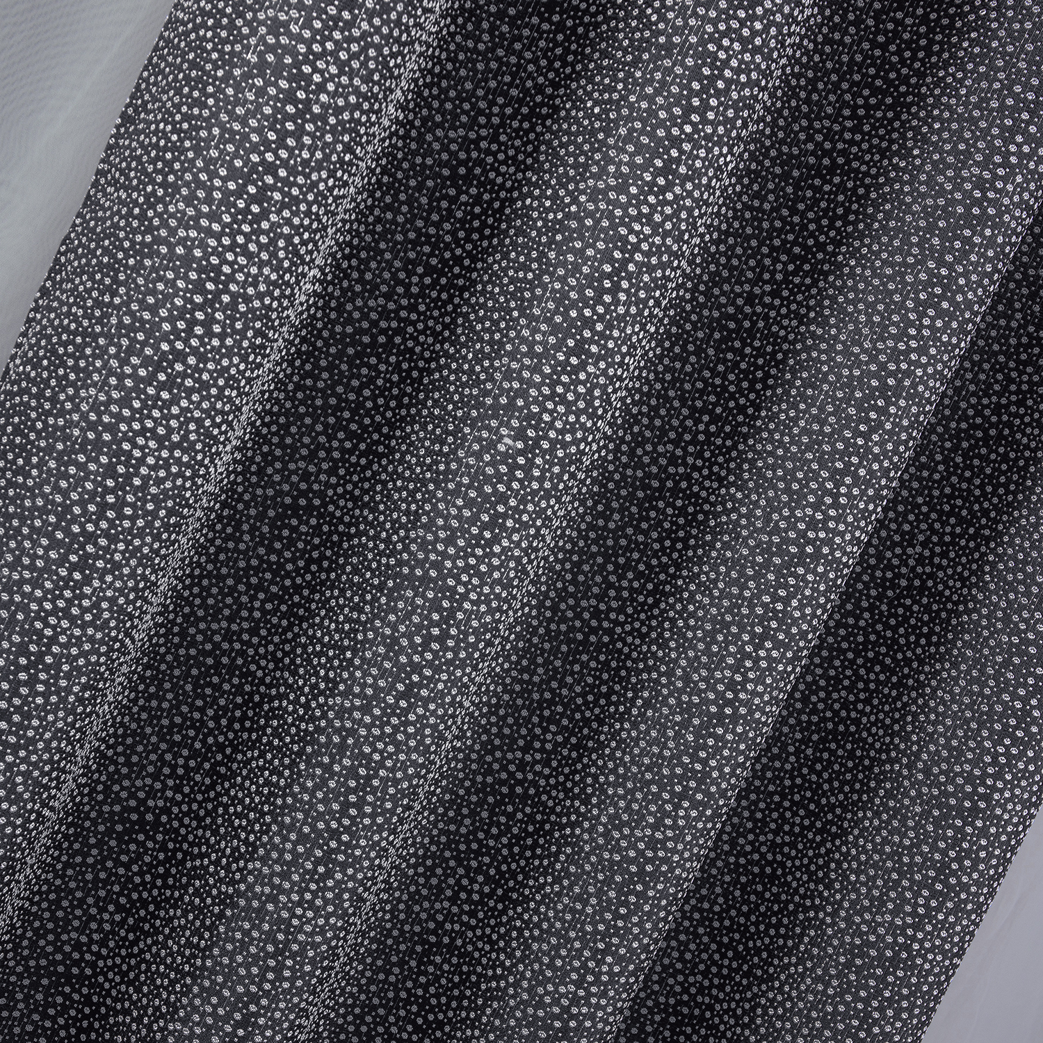 Paire de rideaux obscurcissant à point blanc — vue 3