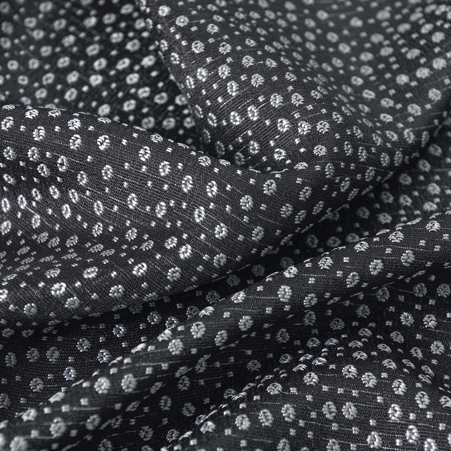 Paire de rideaux obscurcissant à point blanc — vue 4