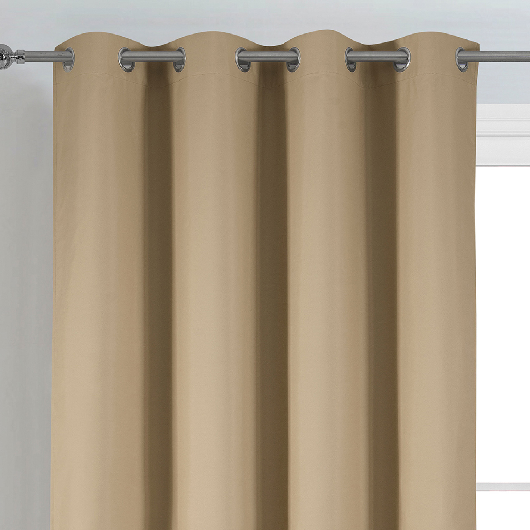 Rideau déco uni occultant et thermique — vue 3