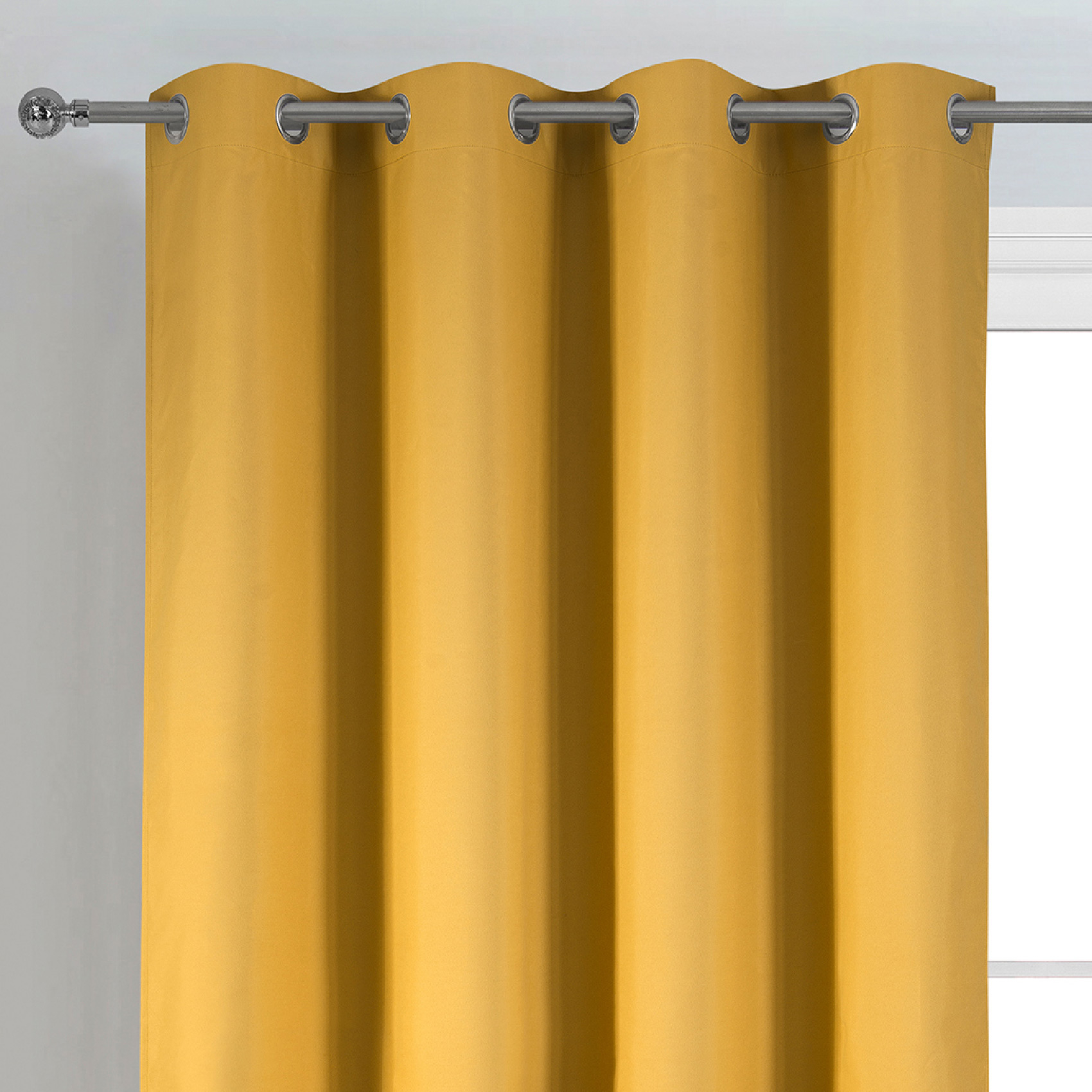Rideau déco uni occultant et thermique — vue 6