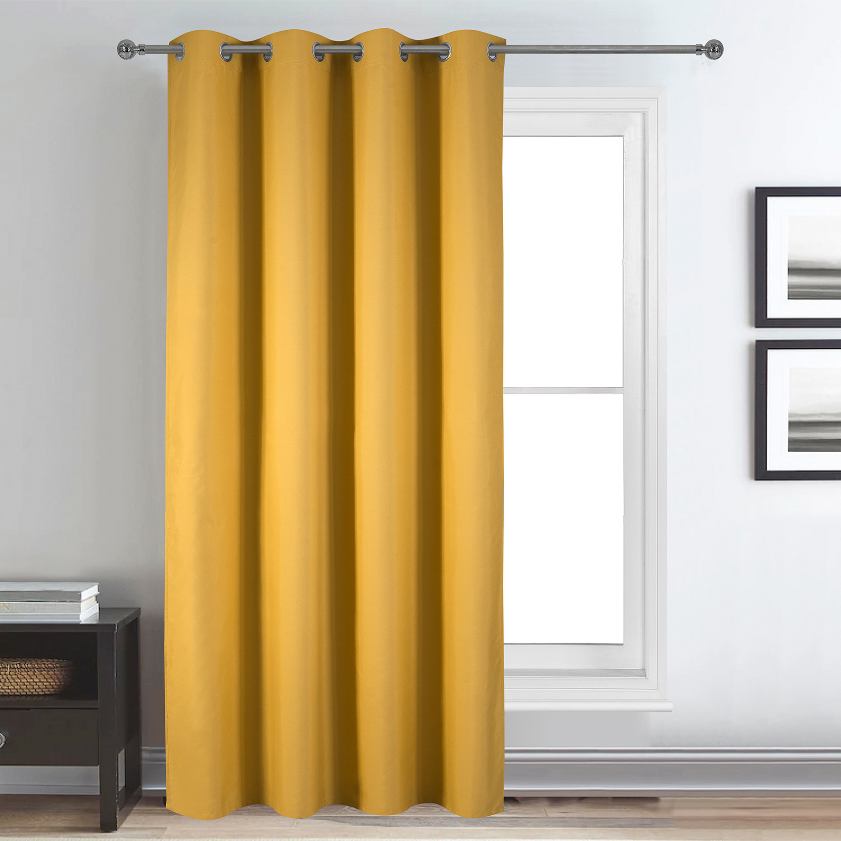 Rideau déco uni occultant et thermique — vue 5
