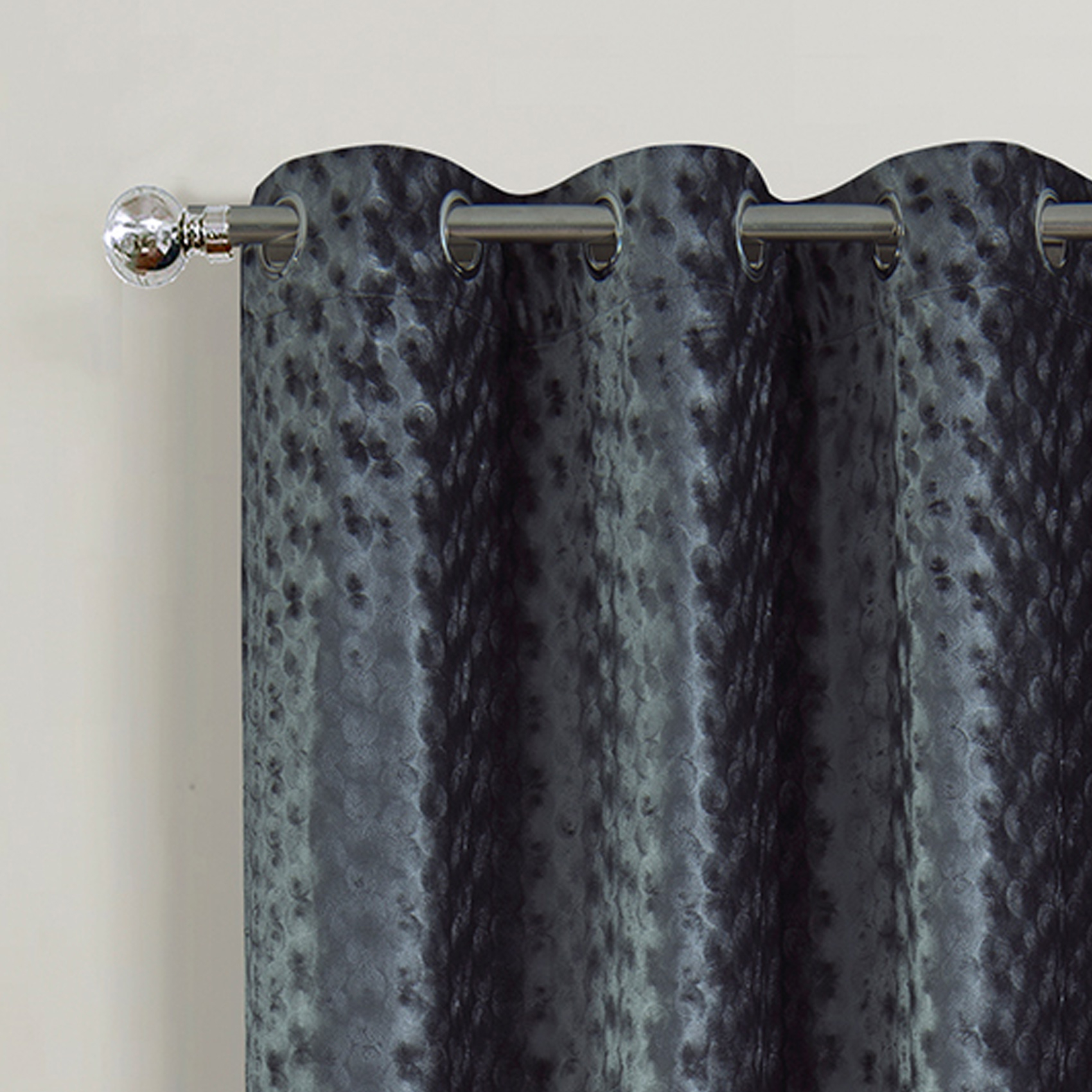 Paire de rideaux obscurcissants effet velours — vue 3