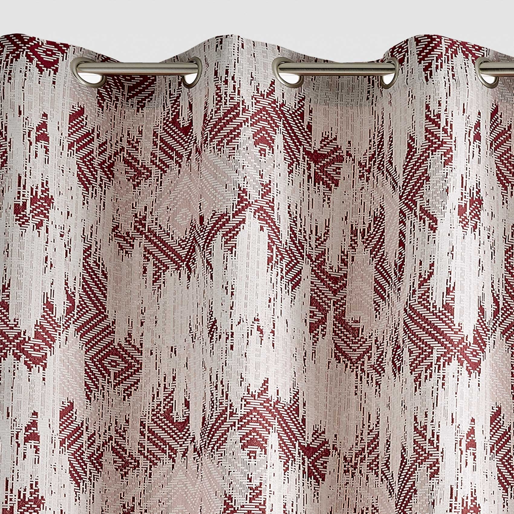 Rideau ethnique en jacquard — vue 3