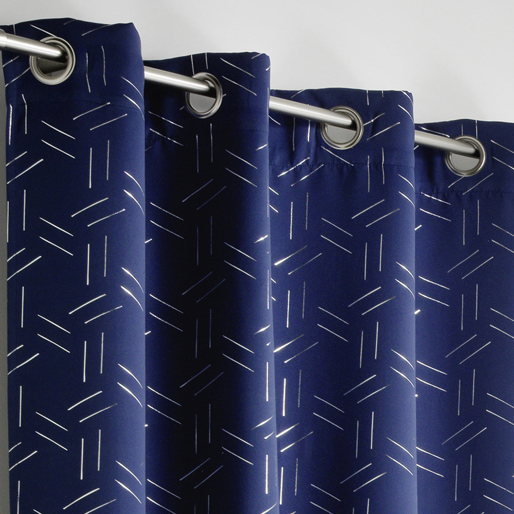 Rideau obscurcissant à motifs argentés — vue 6