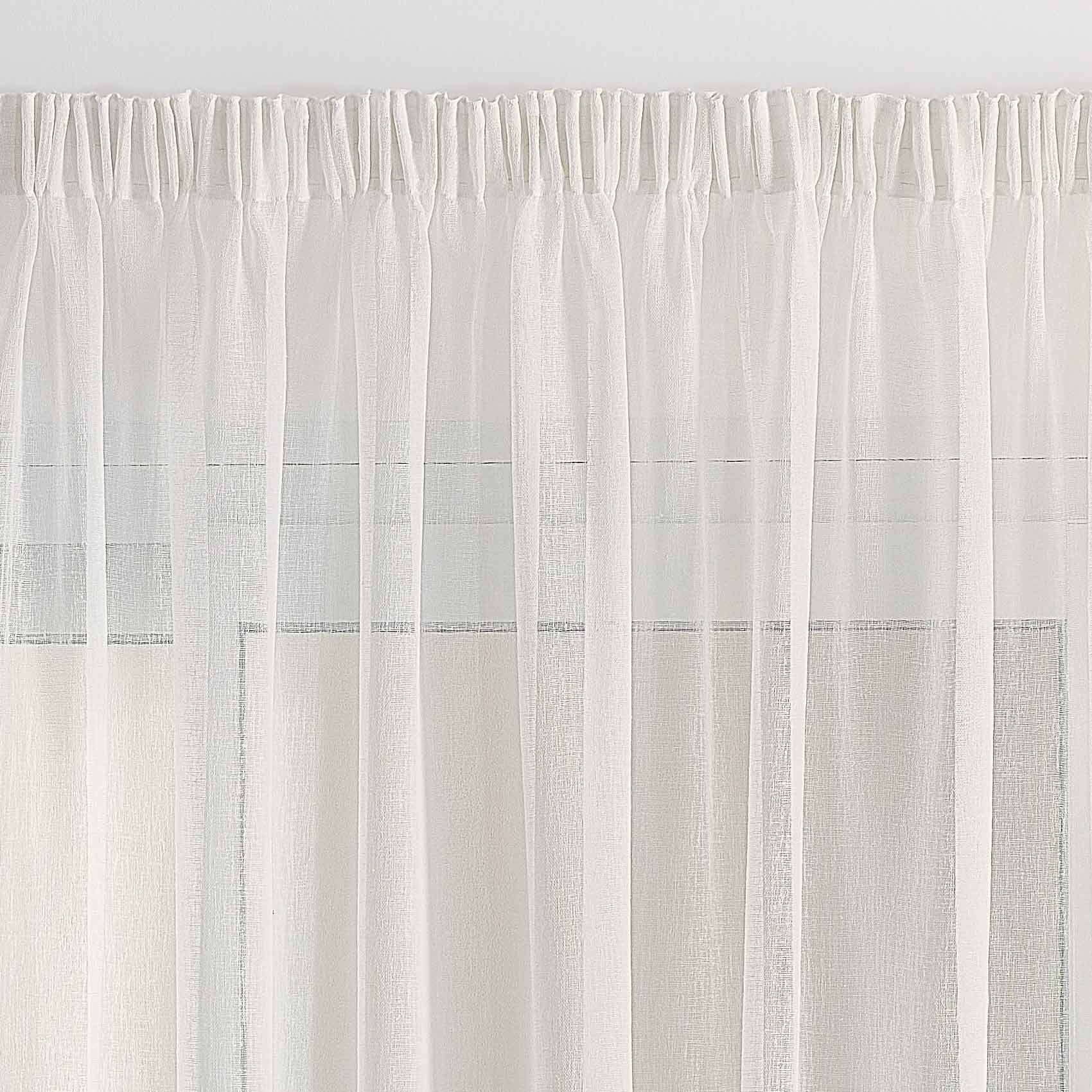 Voilage galon fronceur tombé fluide — vue 3