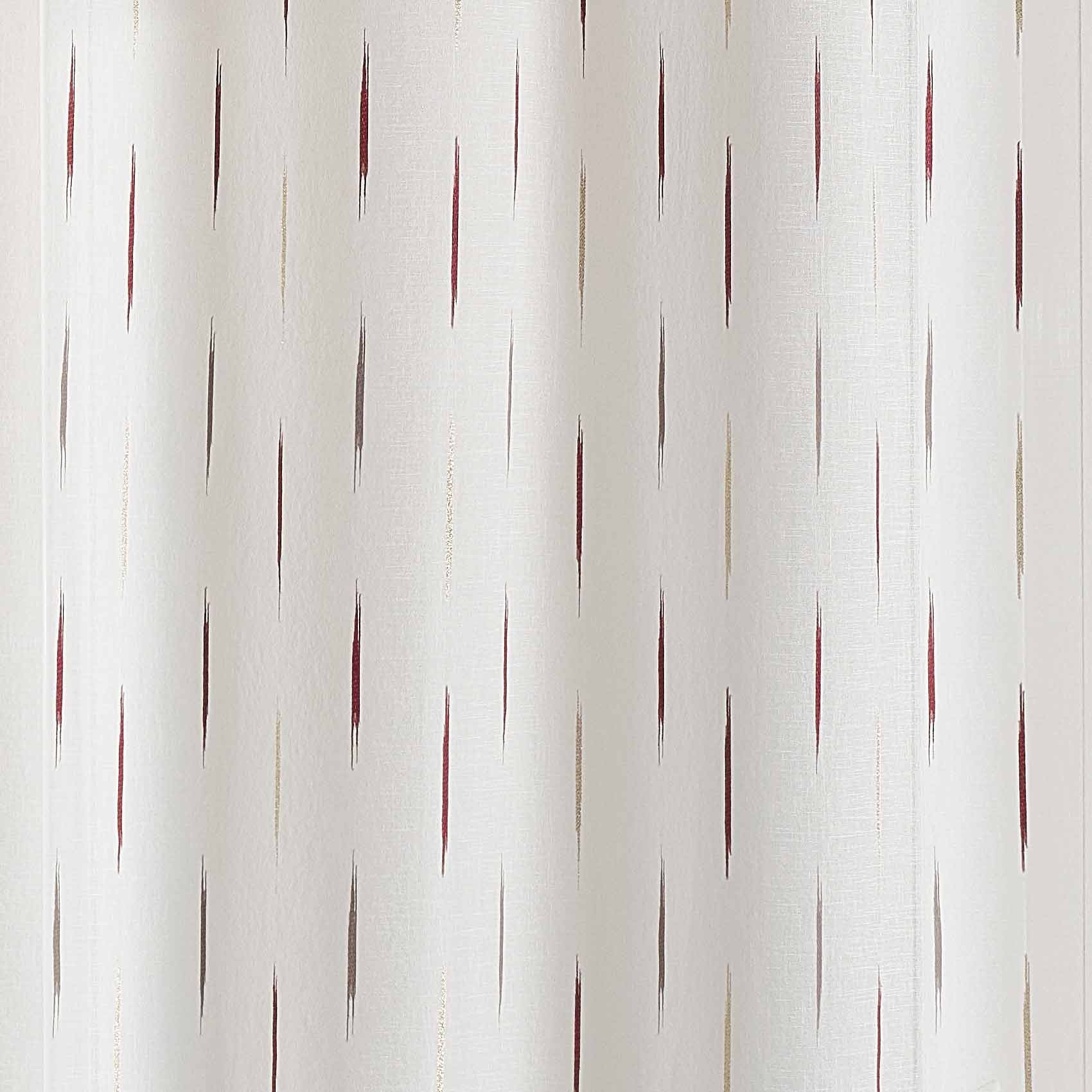 Voilage en étamine à jacquard rayé — vue 5