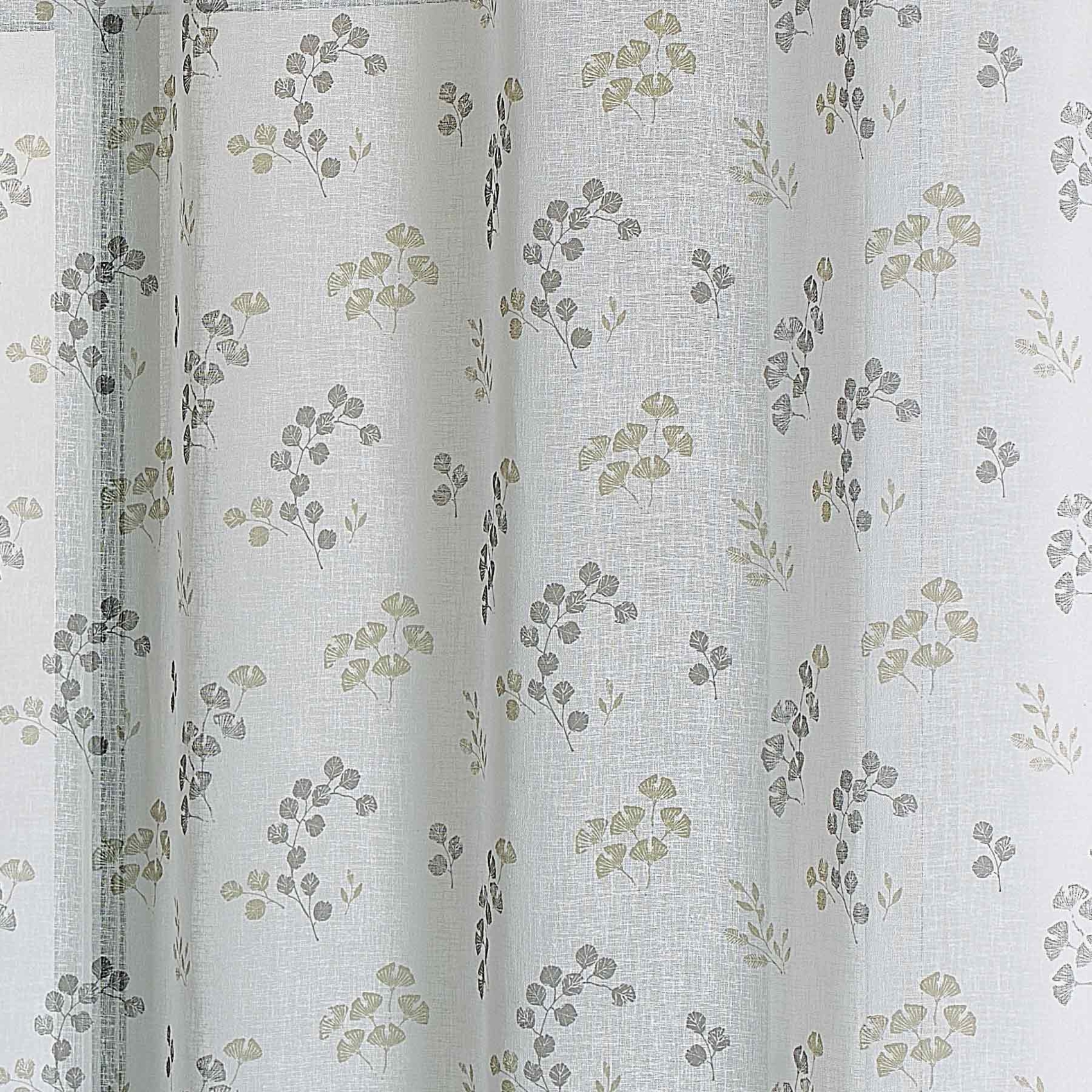 Voilage tamisant en étamine fleurie — vue 4