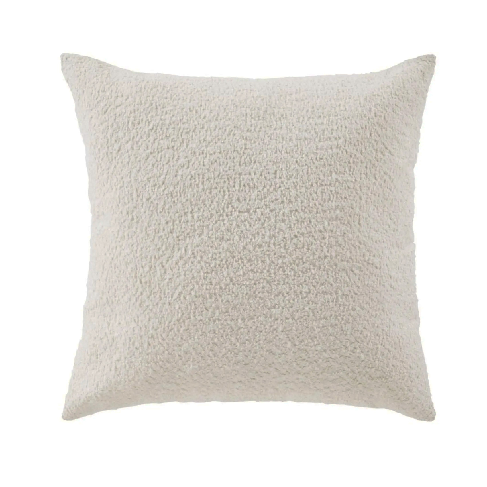 Housse de coussin bouclette