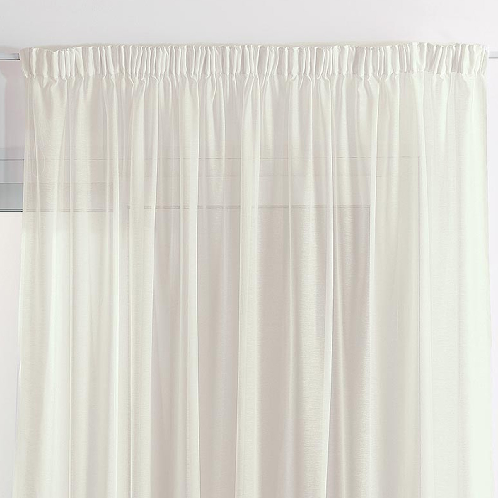 Voilage uni et sablé avec cornely — vue 3