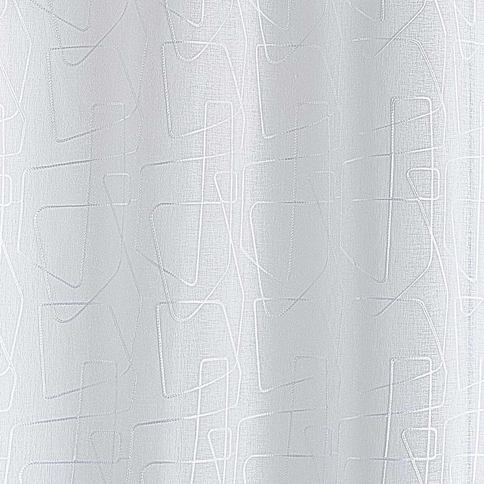 Voilage brodé au style graphique — vue 4