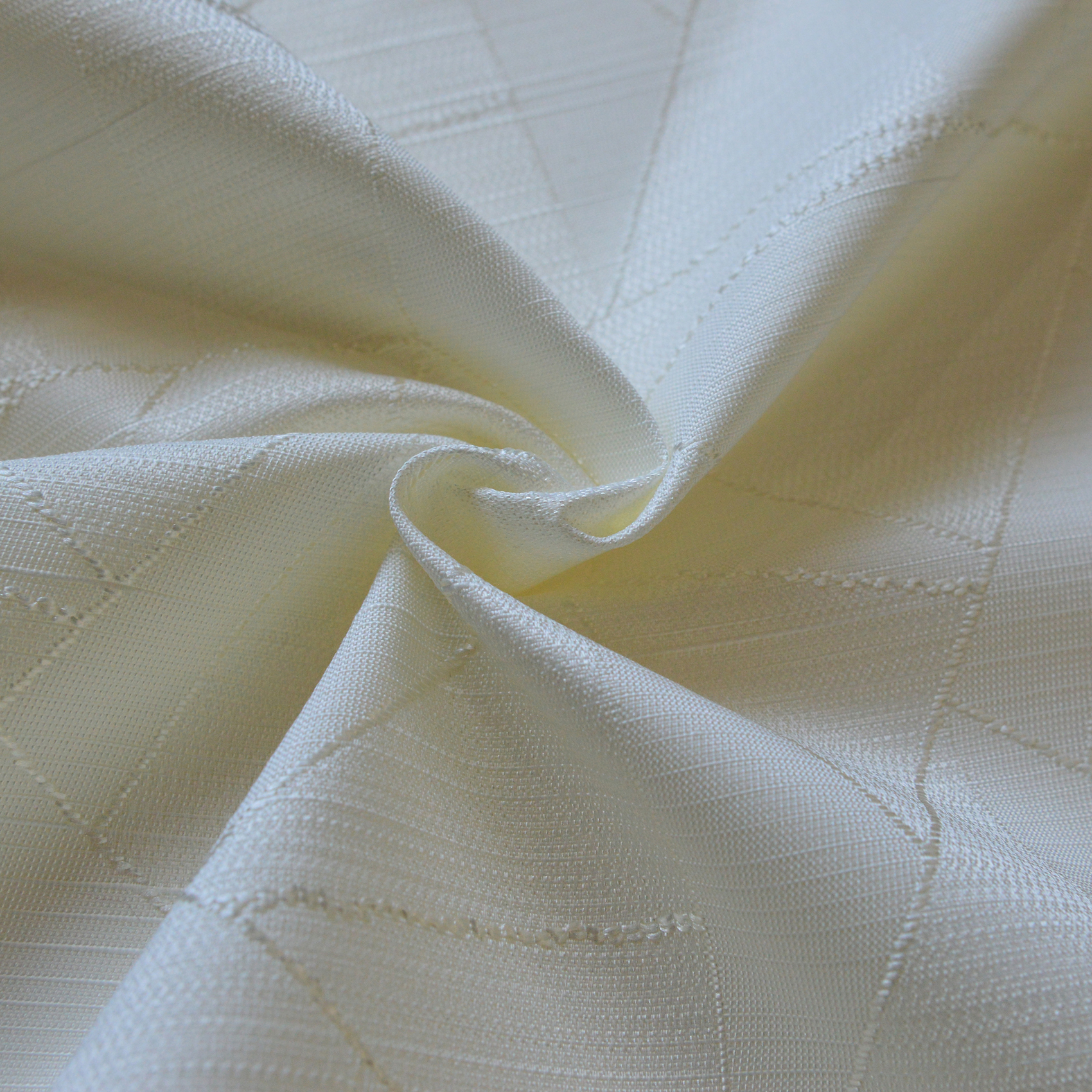 Tissu de nappage damassé à motifs géométriques — vue 3
