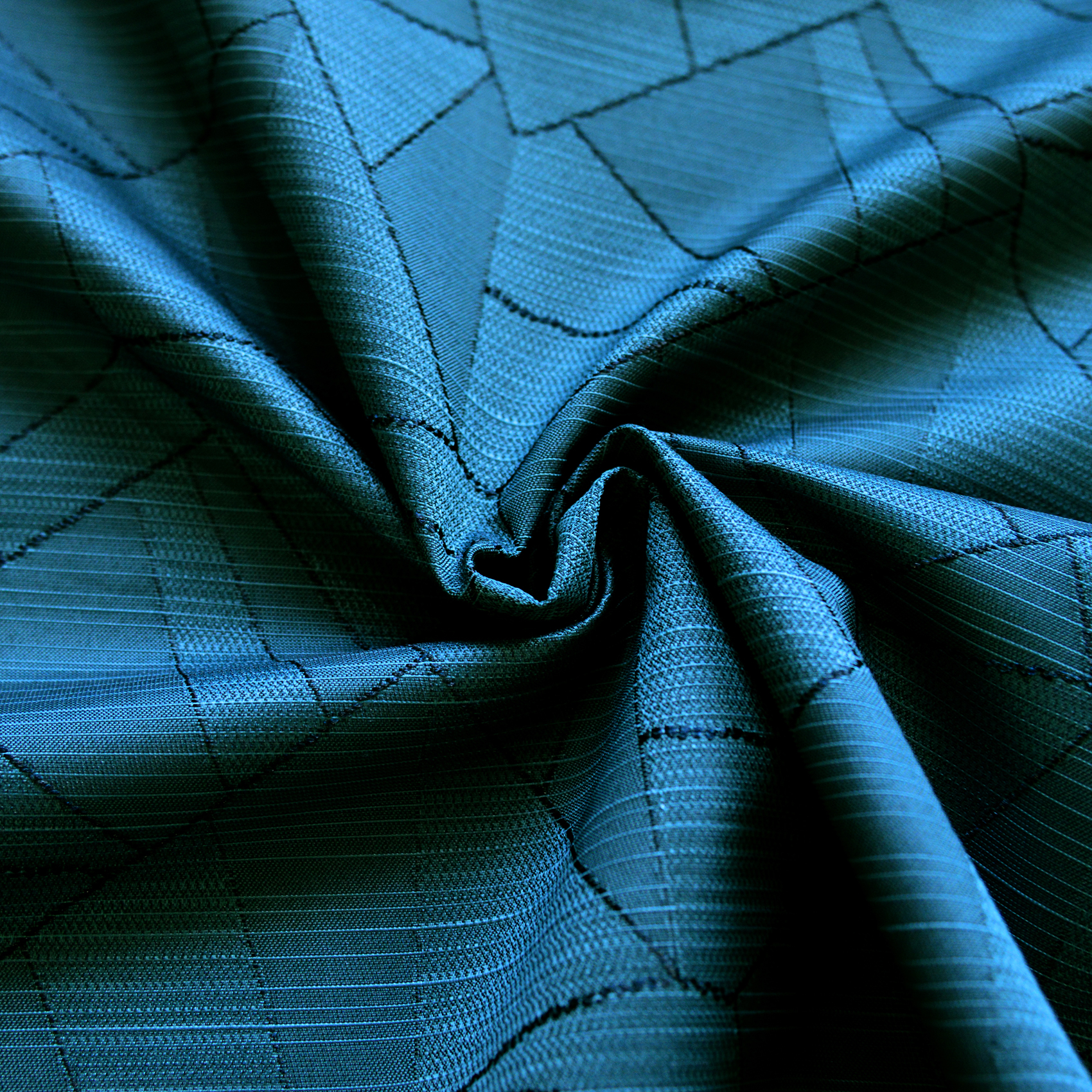 Tissu de nappage damassé à motifs géométriques — vue 5