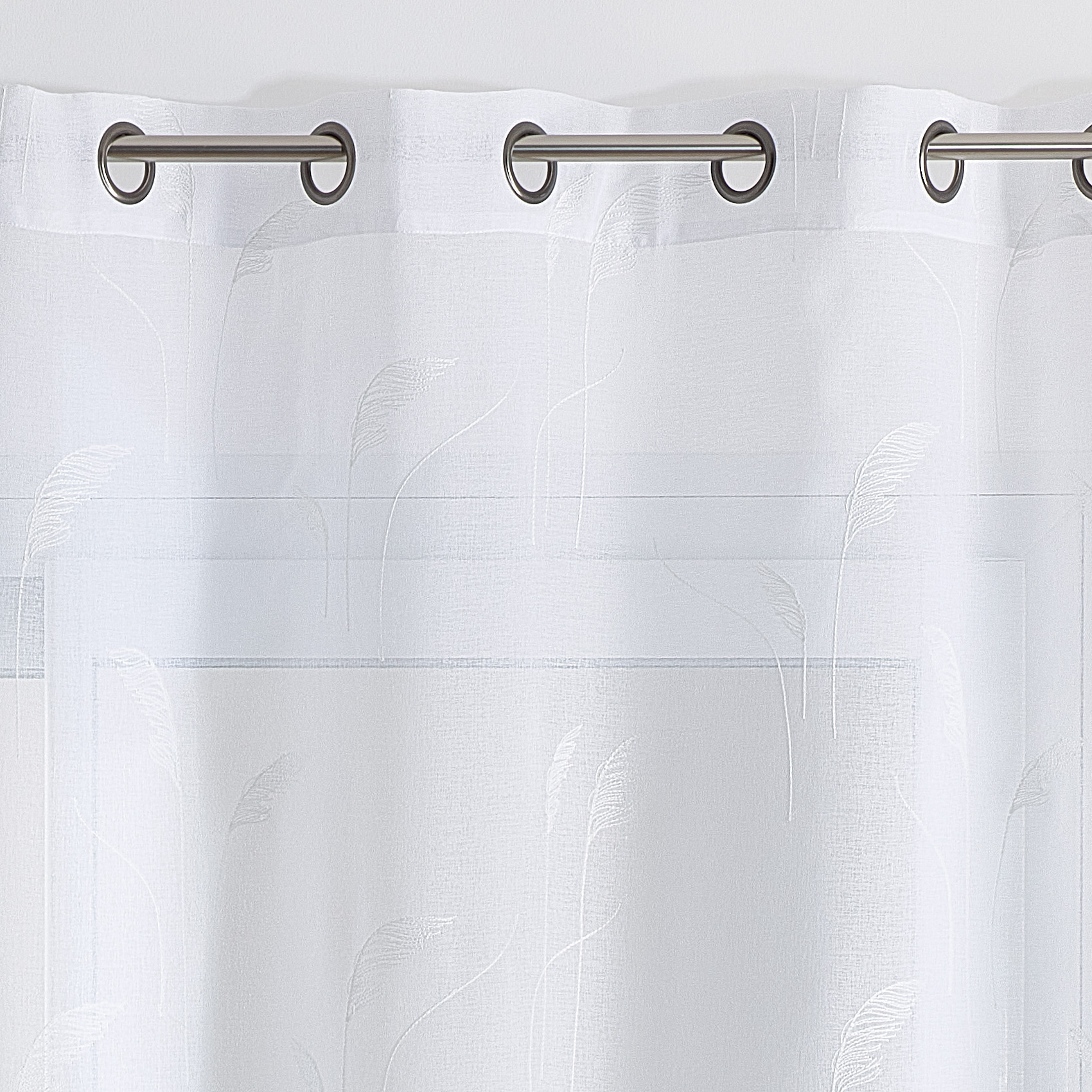 Voilage brodé de pampas — vue 3