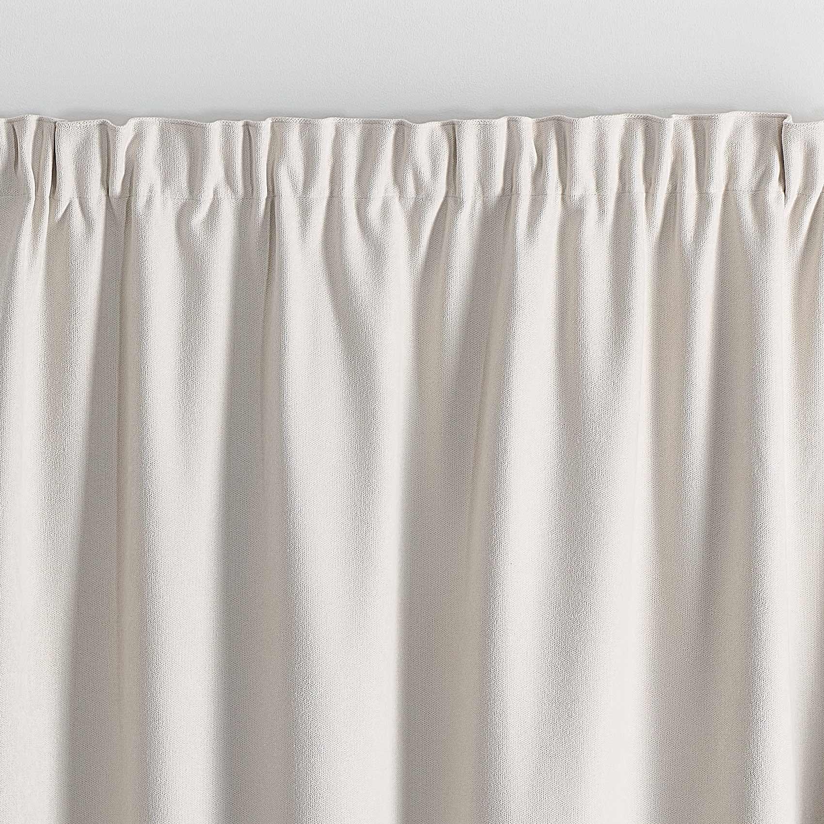 Rideau thermique phonique et semi occultant à galons fronceurs KONFOR — vue 3