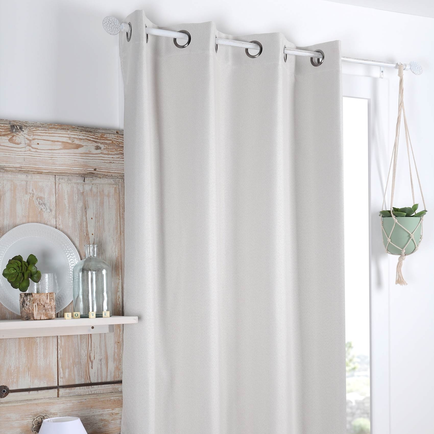 Rideau occultant et isolant doublé de polaire — vue 4