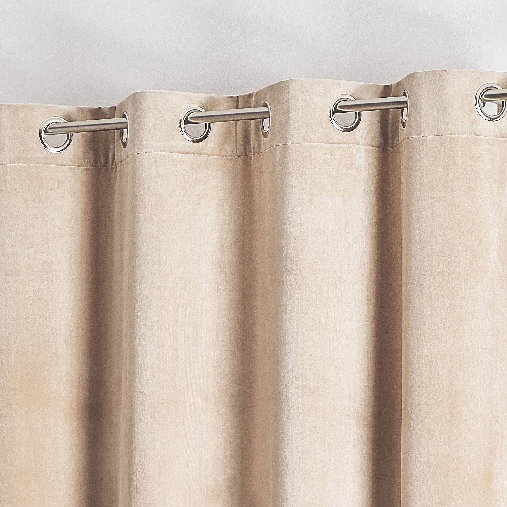 Rideau en velours feutré uni — vue 4