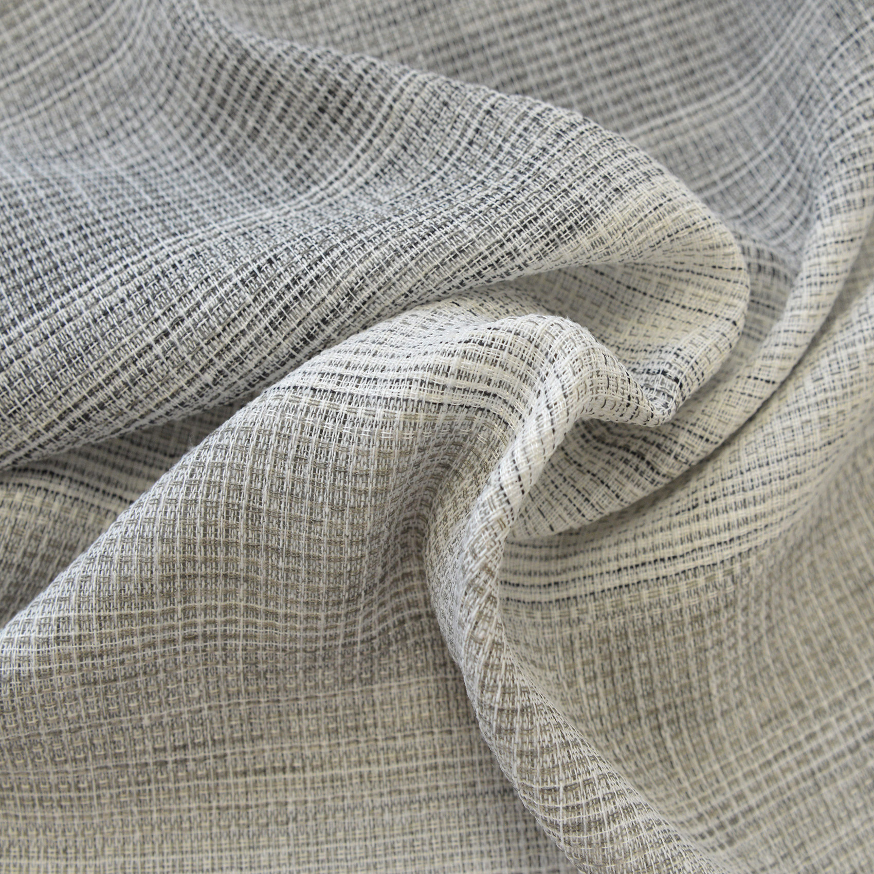 Tissu à rayures en voile d'étamine — vue 3