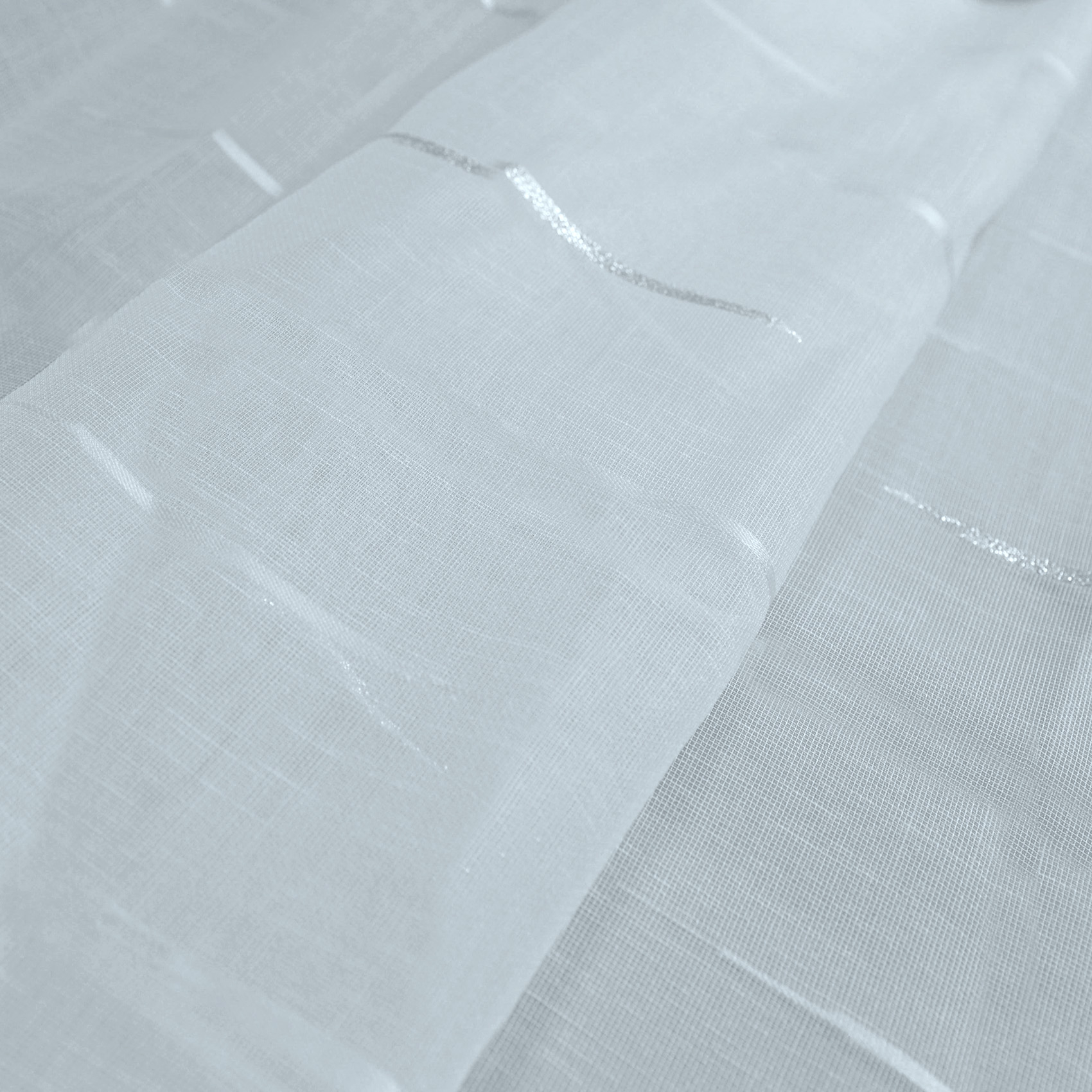 Tissu en étamine à rayures jacquard