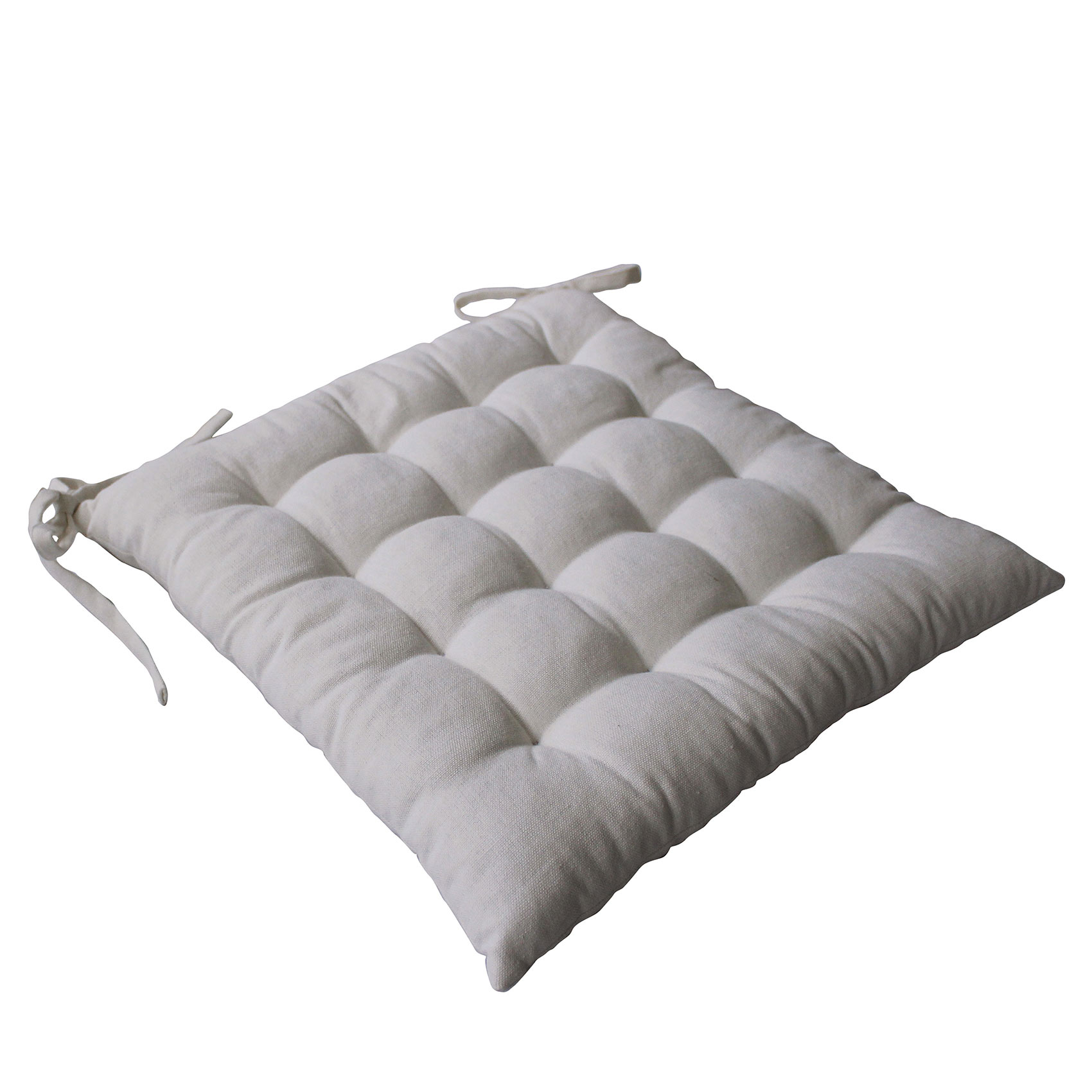 Galette de chaise en coton recyclé — vue 5