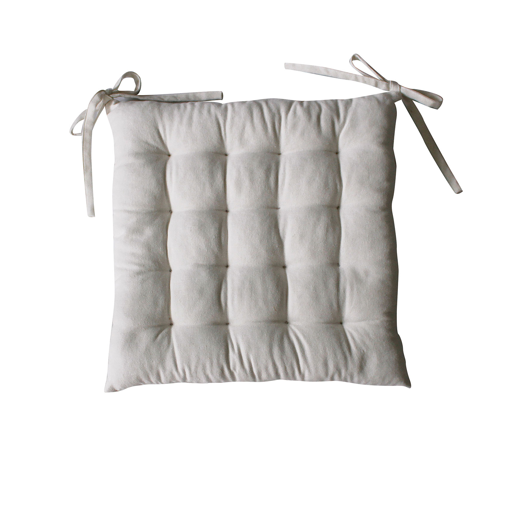 Galette de chaise en coton recyclé — vue 4