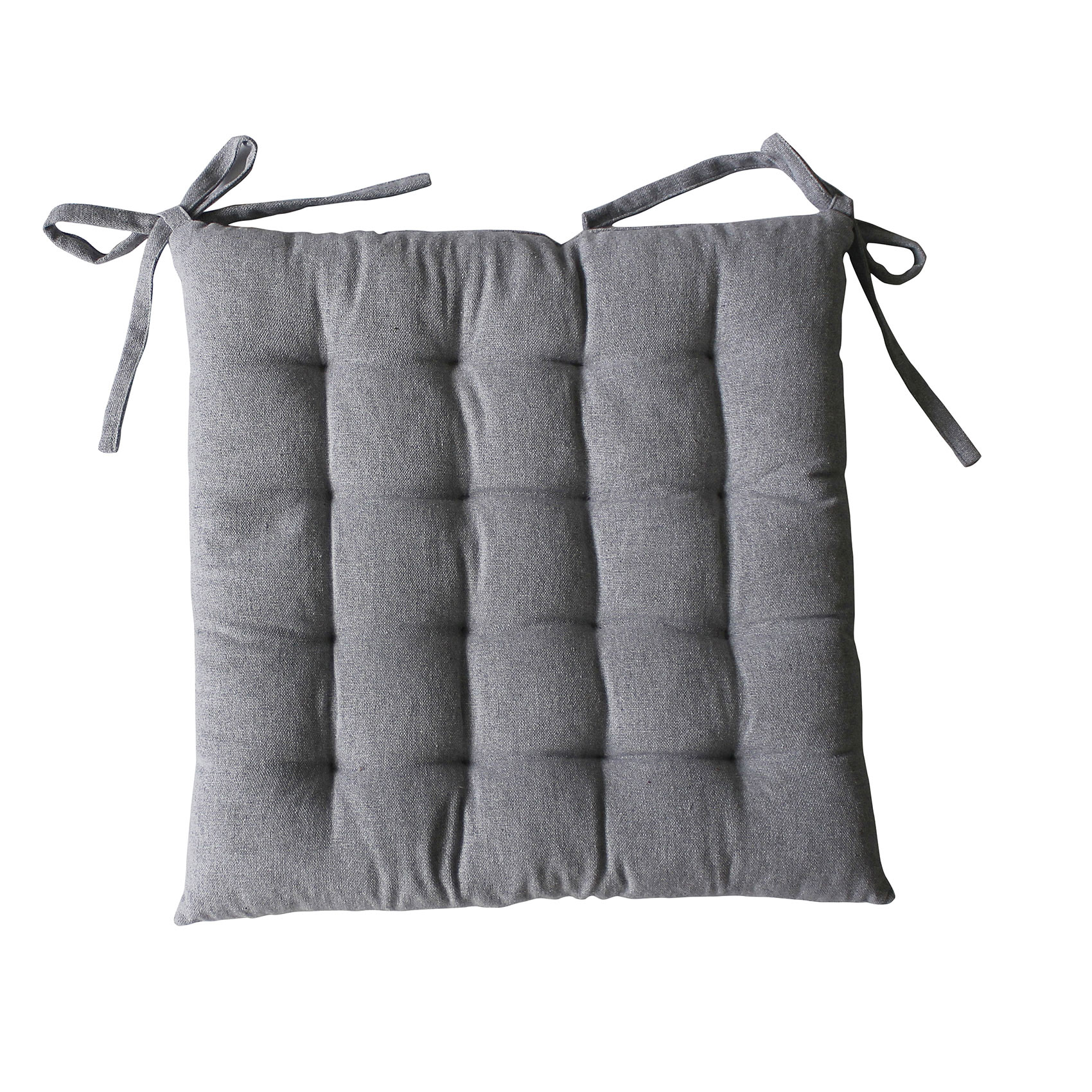 Galette de chaise en coton recyclé