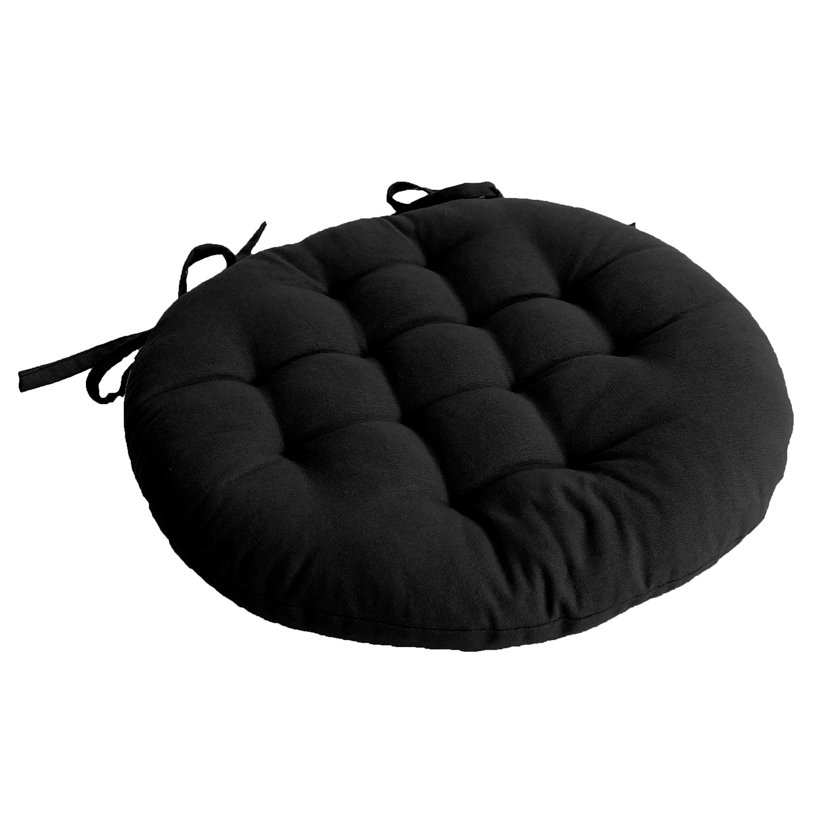 Galette de chaise piquée et ronde — vue 6