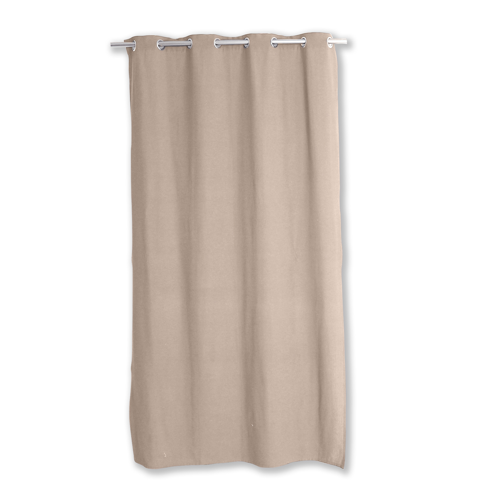 Rideau en coton recyclé effet chiné — vue 3