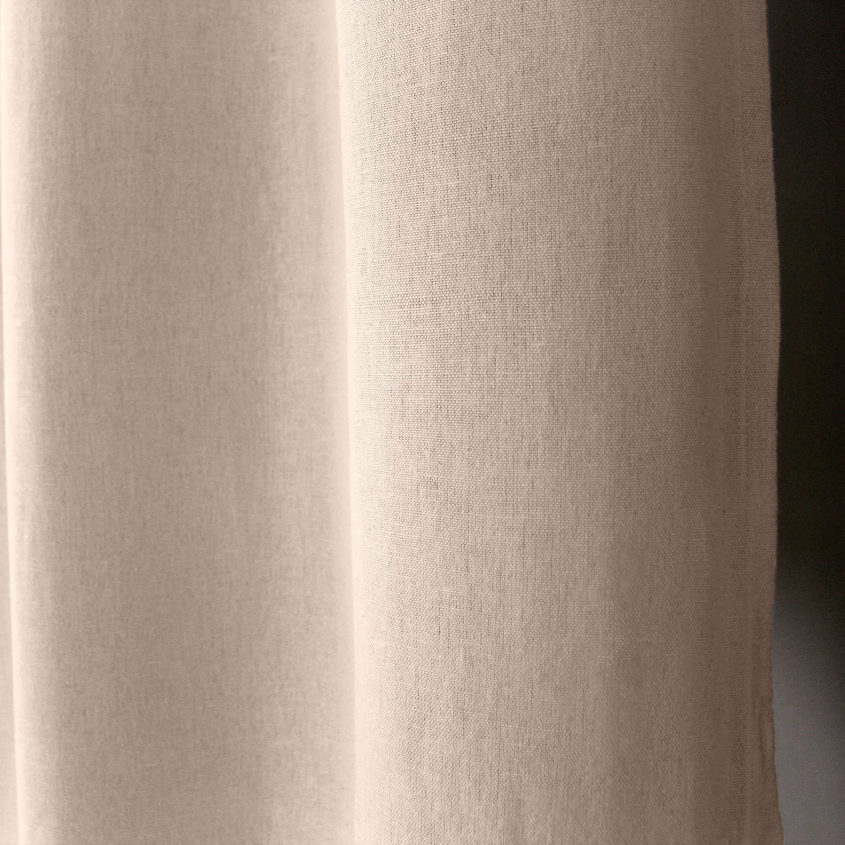 Rideau en coton recyclé effet chiné — vue 4