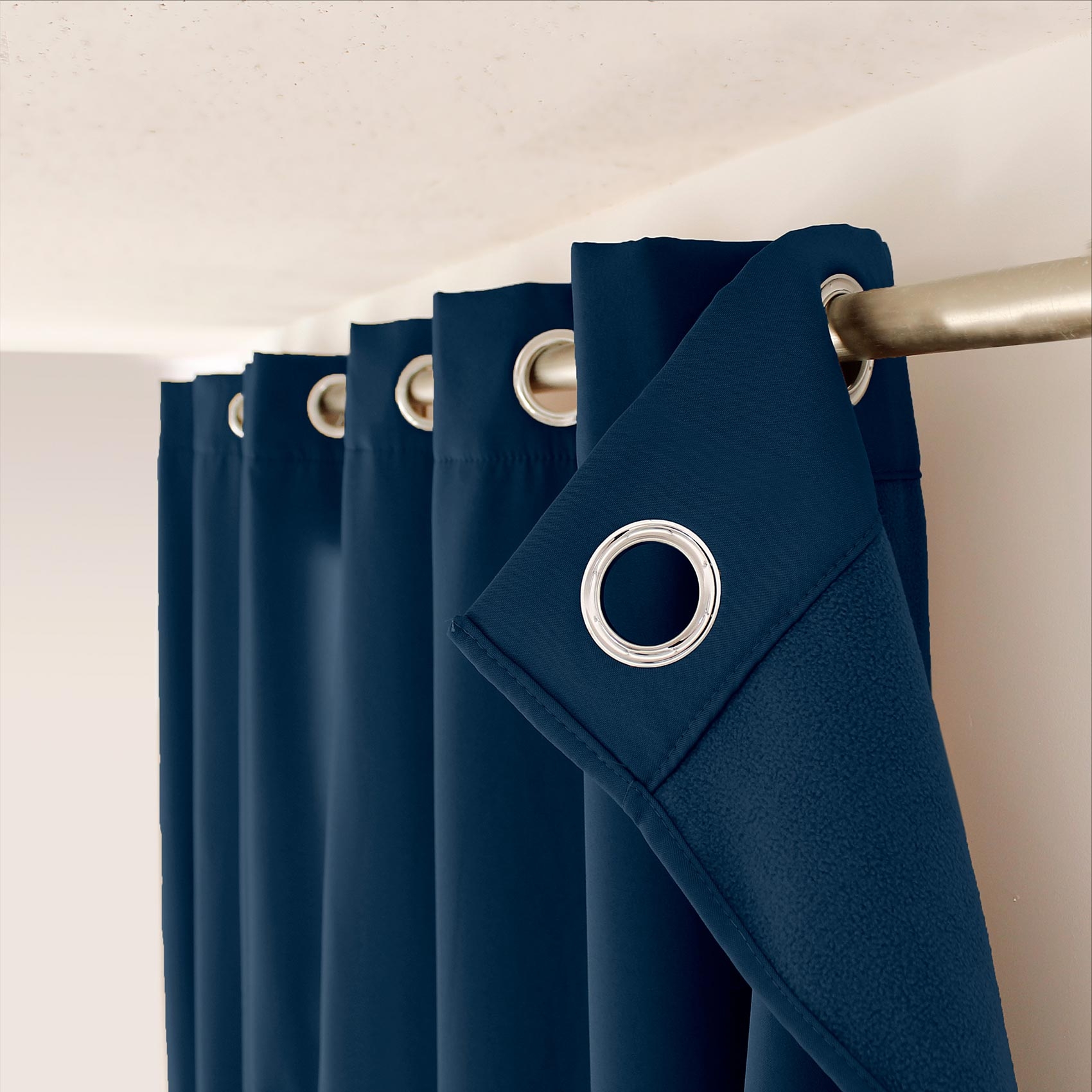 Rideau uni isolant et thermique — vue 4