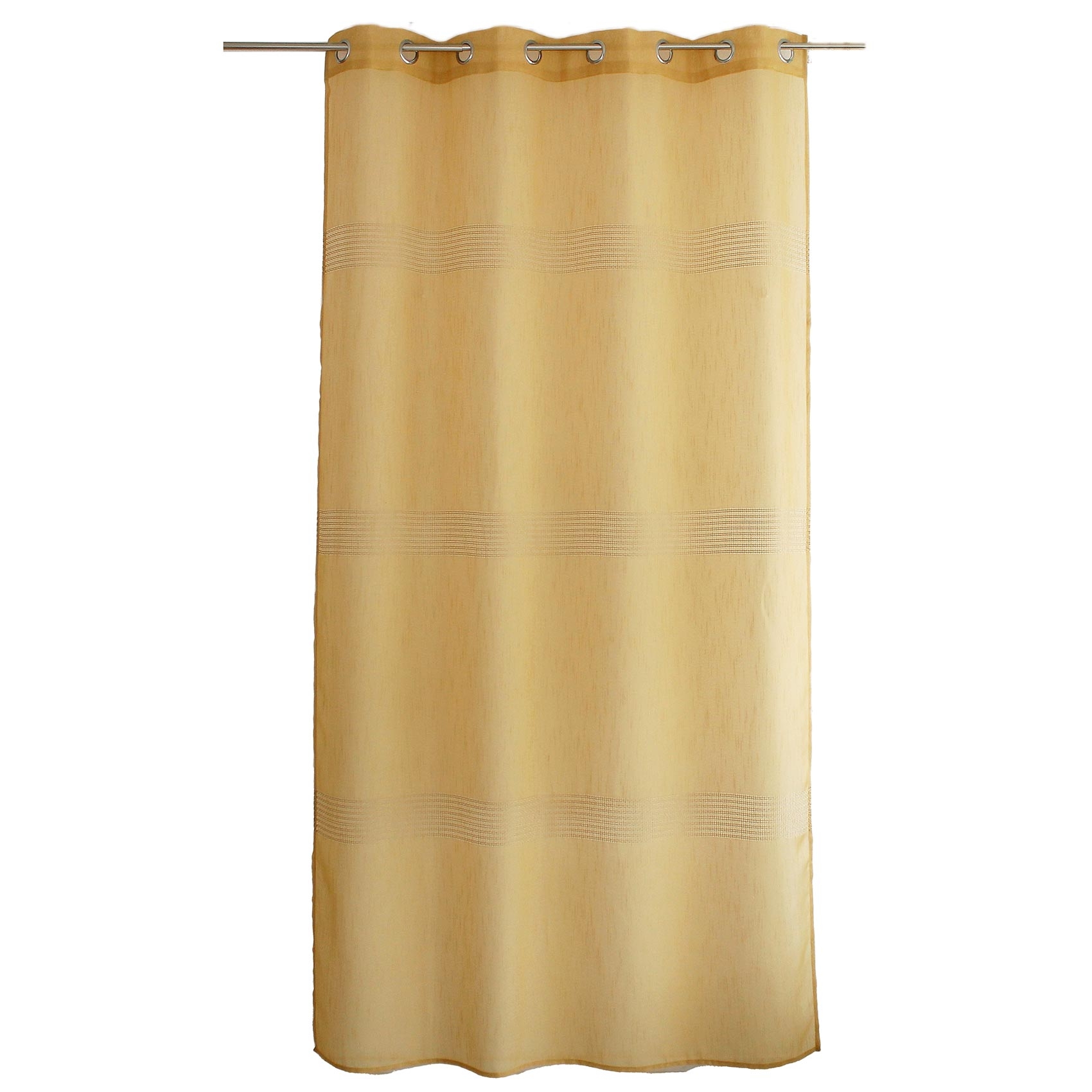 Voilage bohème à bandes ajourées — vue 3