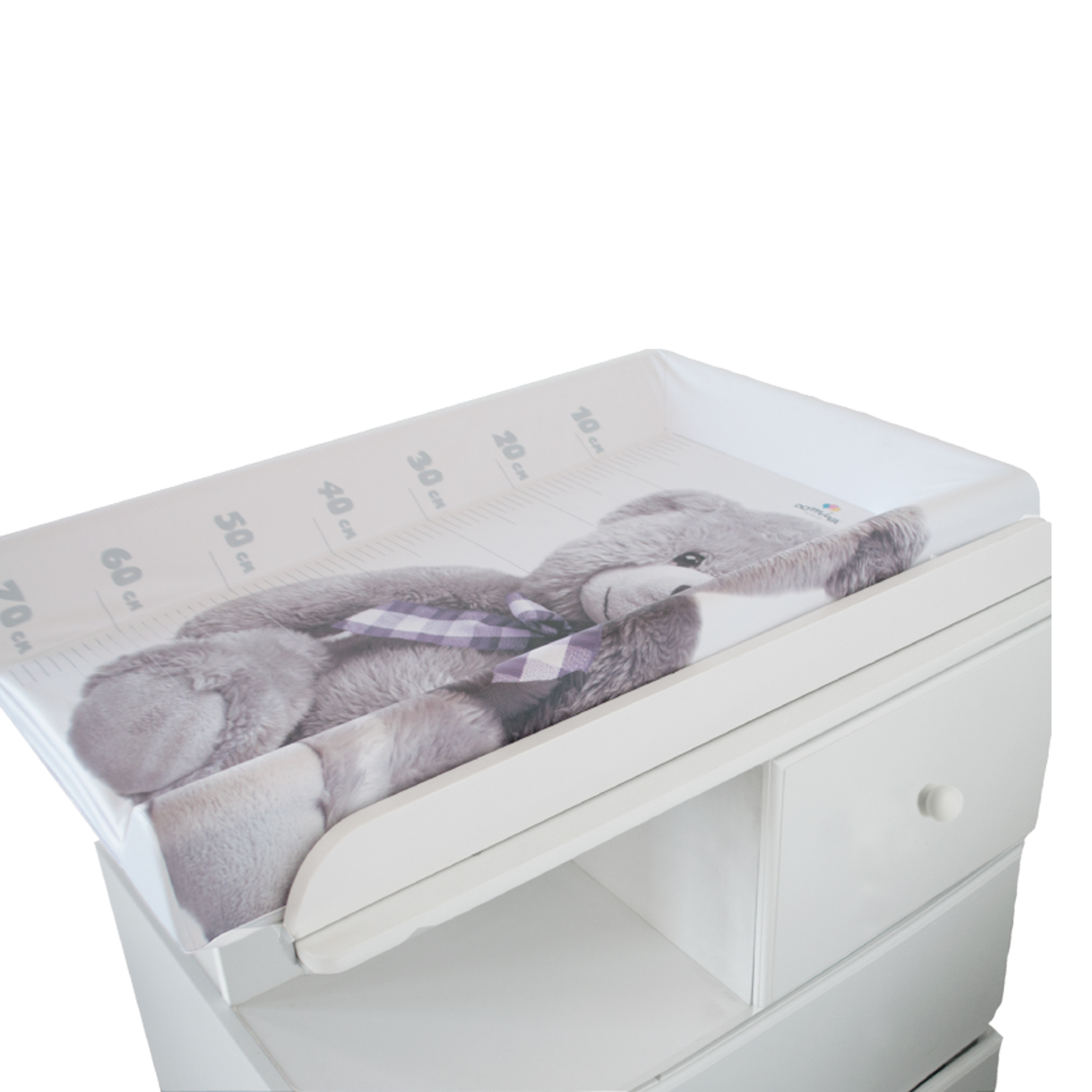 Plan langer et matelas intégré Little bear — vue 3