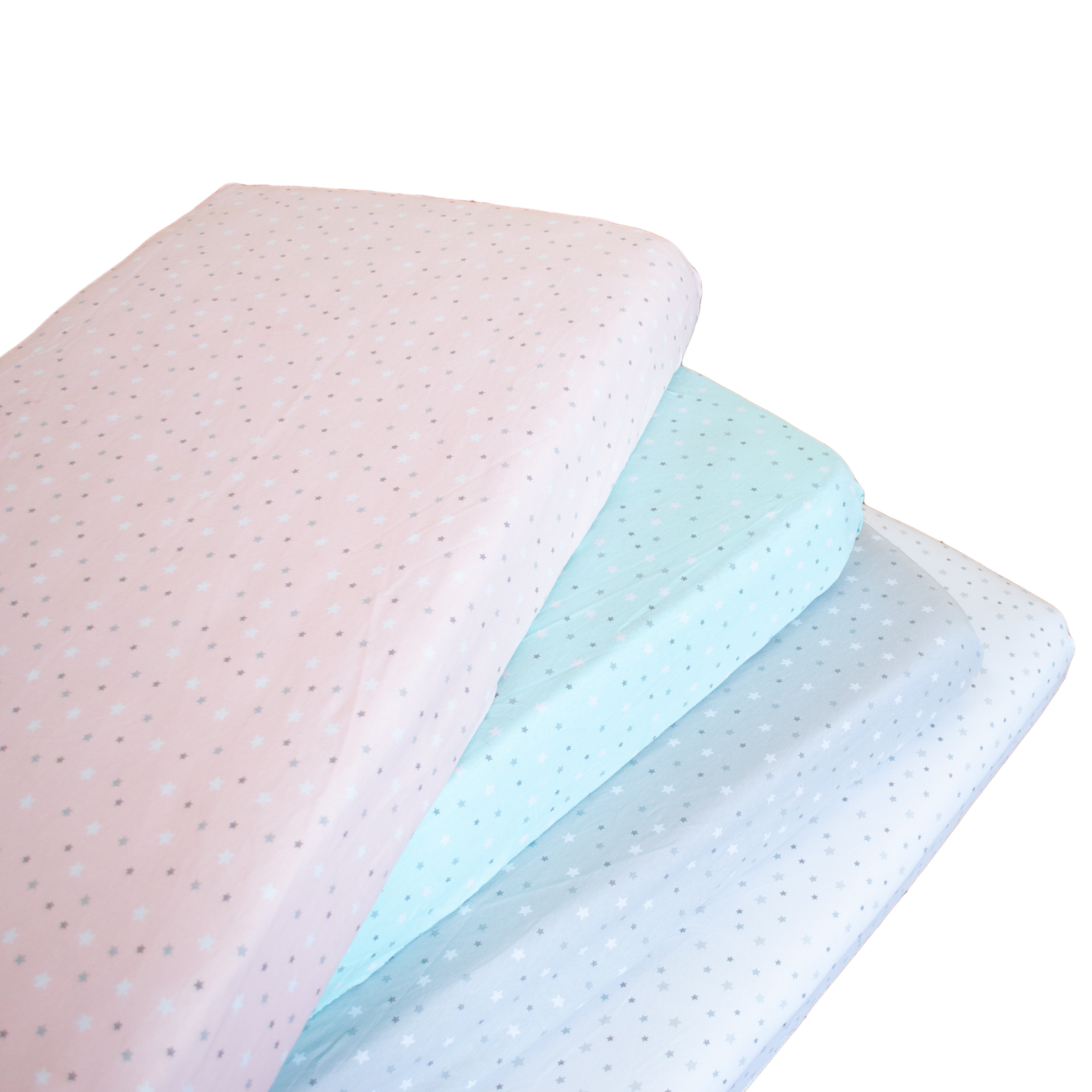 Drap housse imprimé étoiles multicolores — vue 3