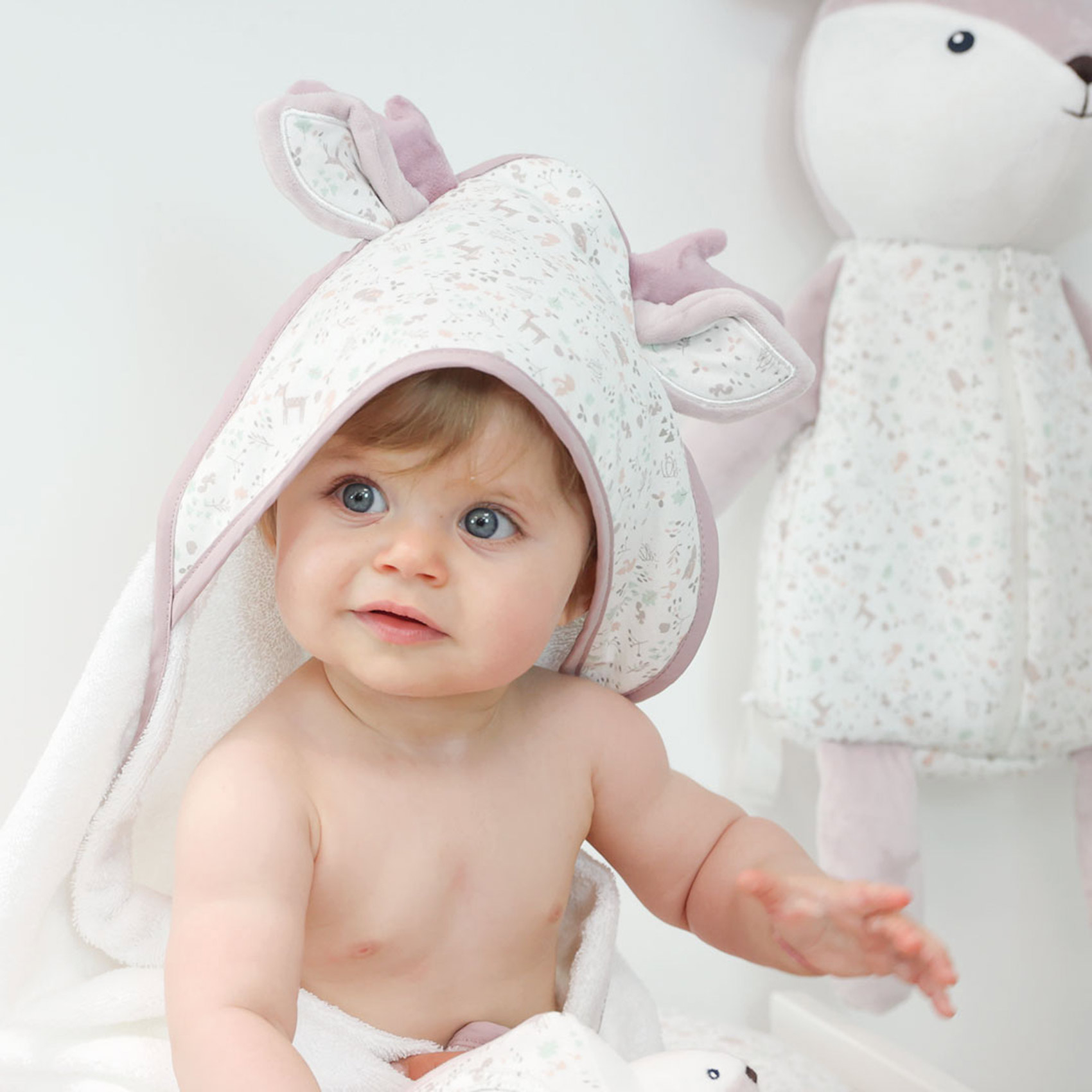 Set de sortie de bain et gant enchanté — vue 4