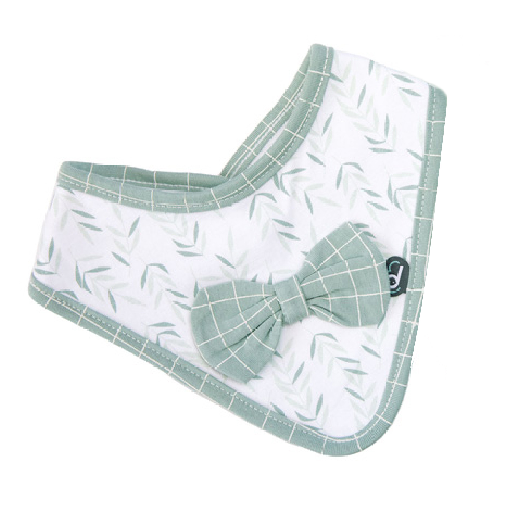 Lot de 2 bavoirs bandana esprit nature — vue 3