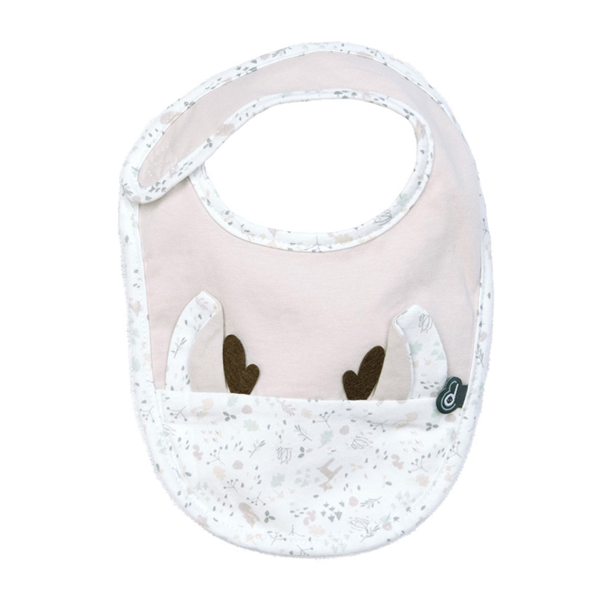 Lot de 2 bavoirs fleuris — vue 3