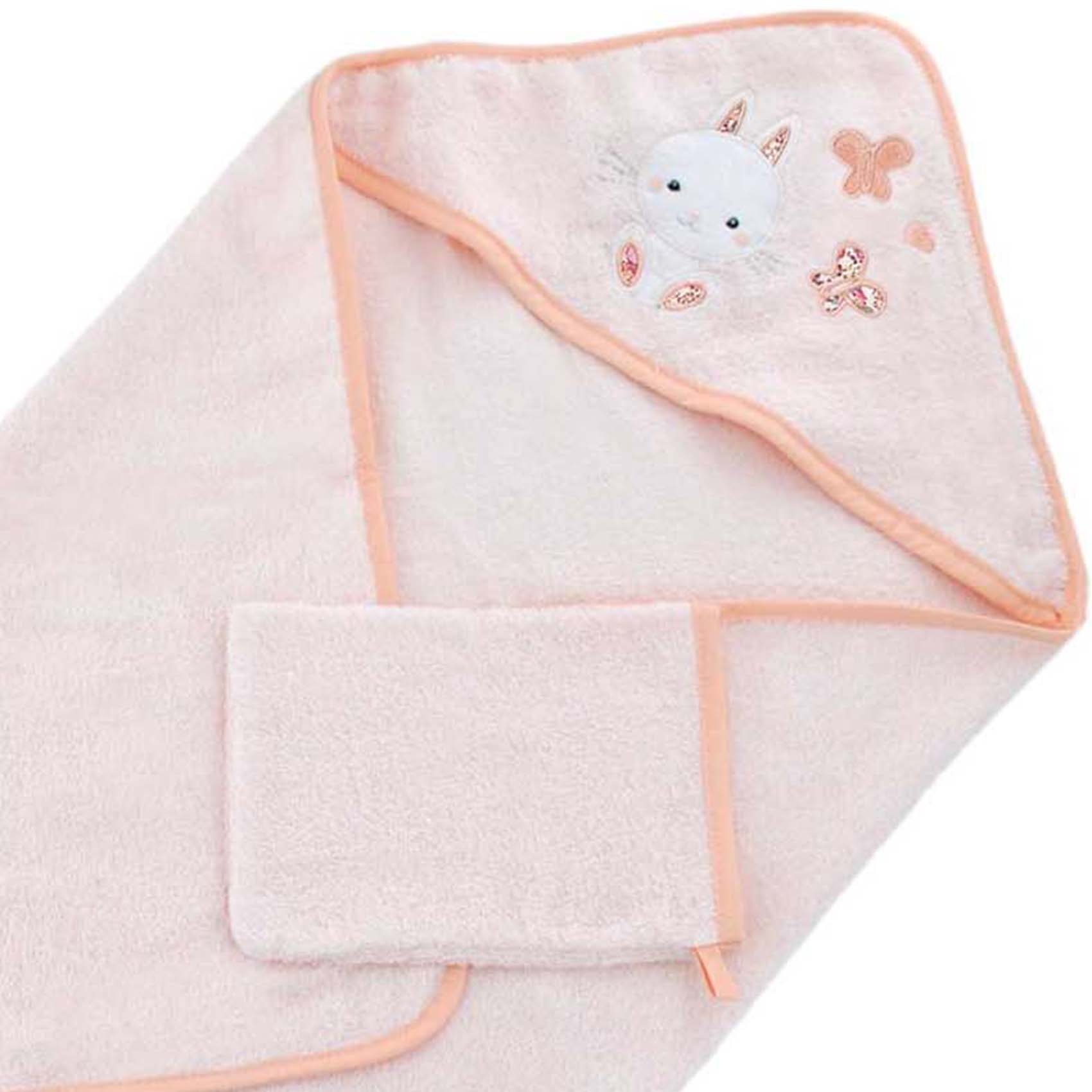 Sortie de bain avec gant Lapinou — vue 3