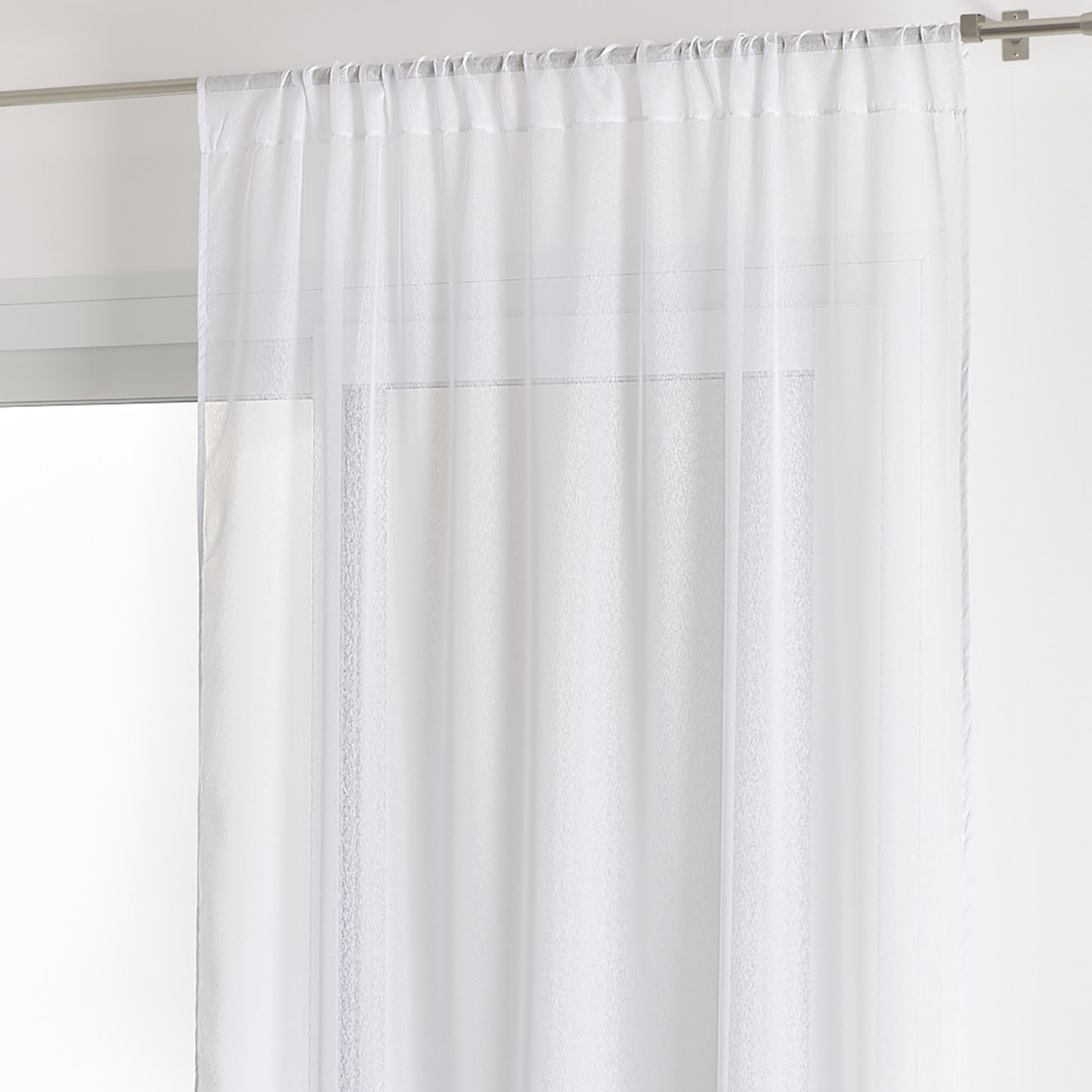 Voilage sablé base brodée — vue 3