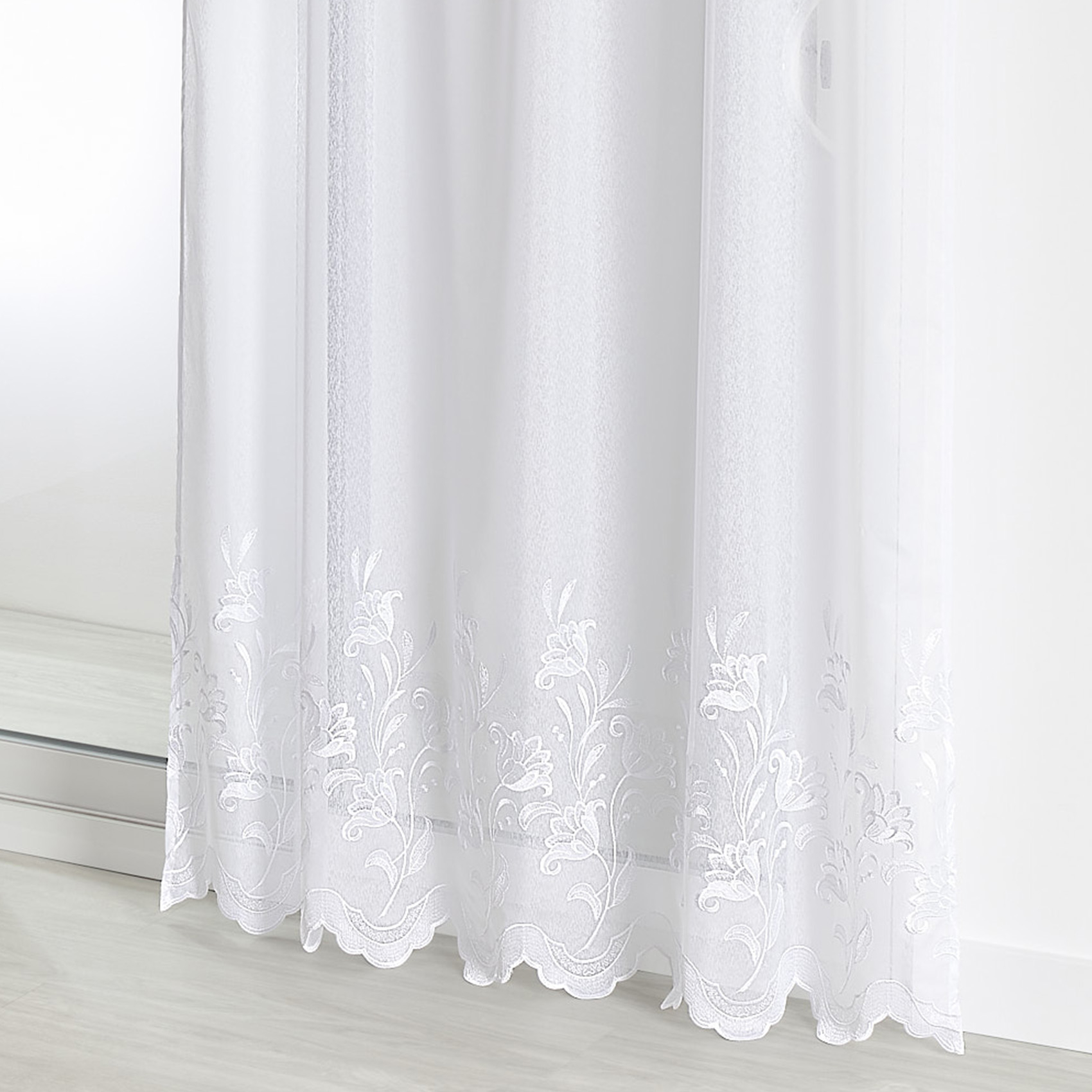 Voilage sablé base brodée — vue 4