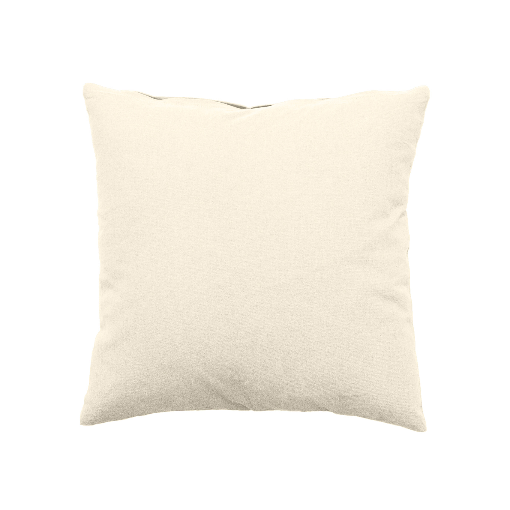 Coussin déhoussable uni en coton — vue 6