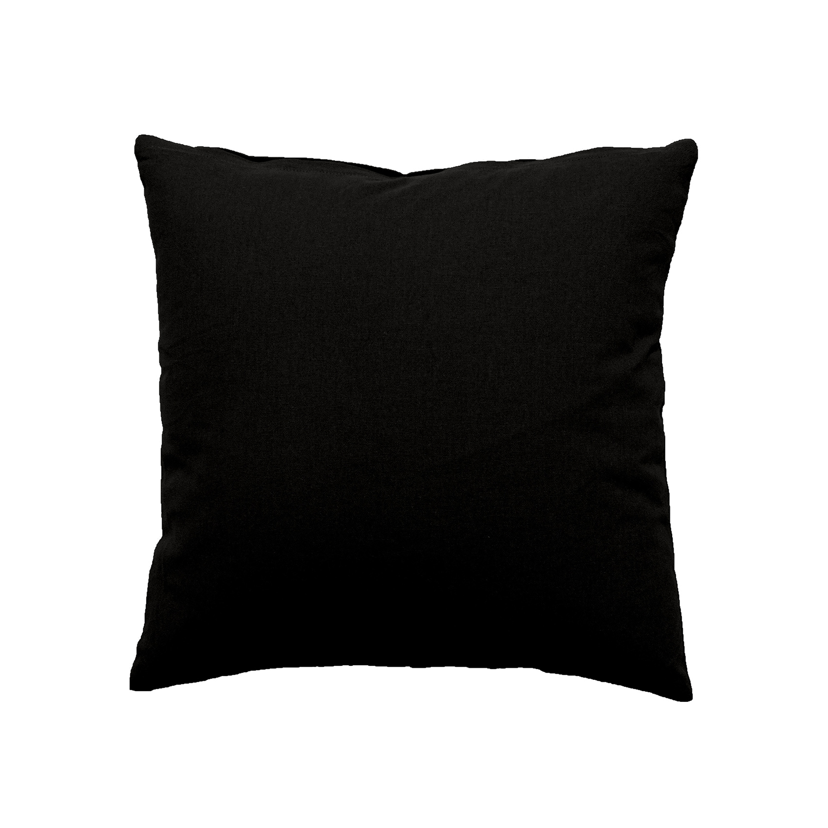 Coussin déhoussable uni en coton — vue 4