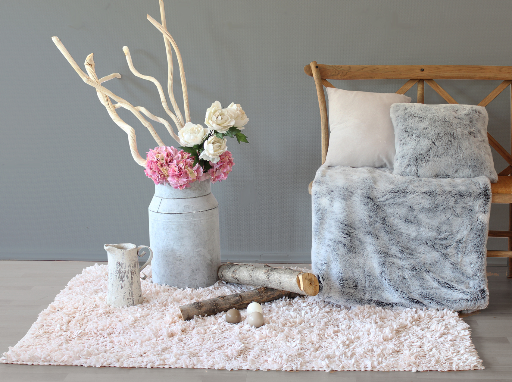 Plaid tendance en imitation fourrure — vue 3