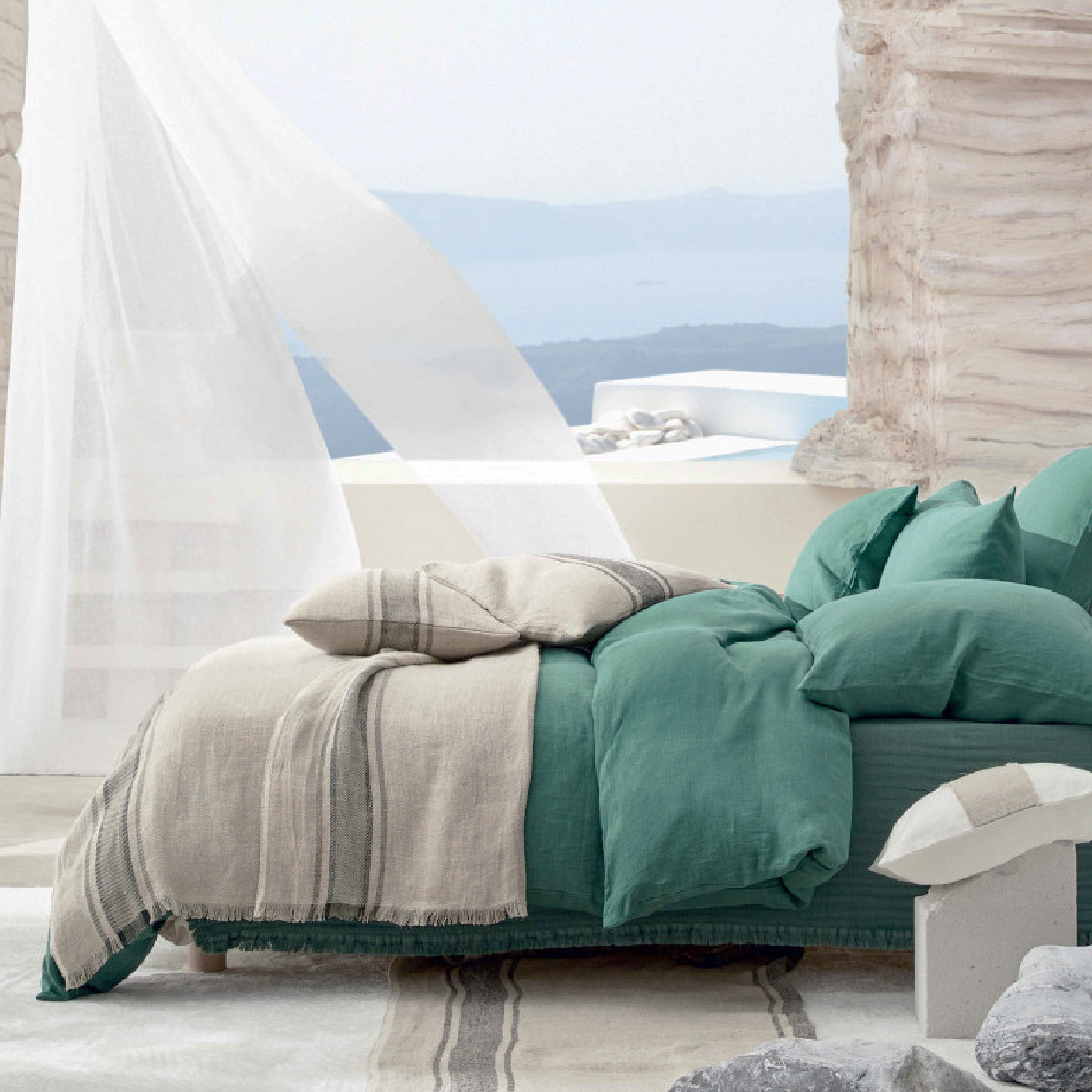 Housse de couette Harmony en 100% lin lavé — vue 6