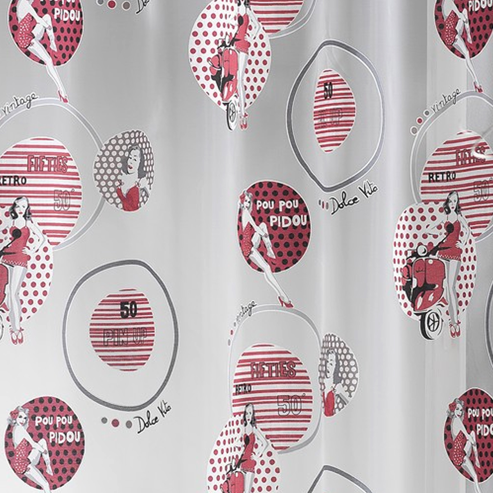 Rideau esprit année 50 pin up — vue 4