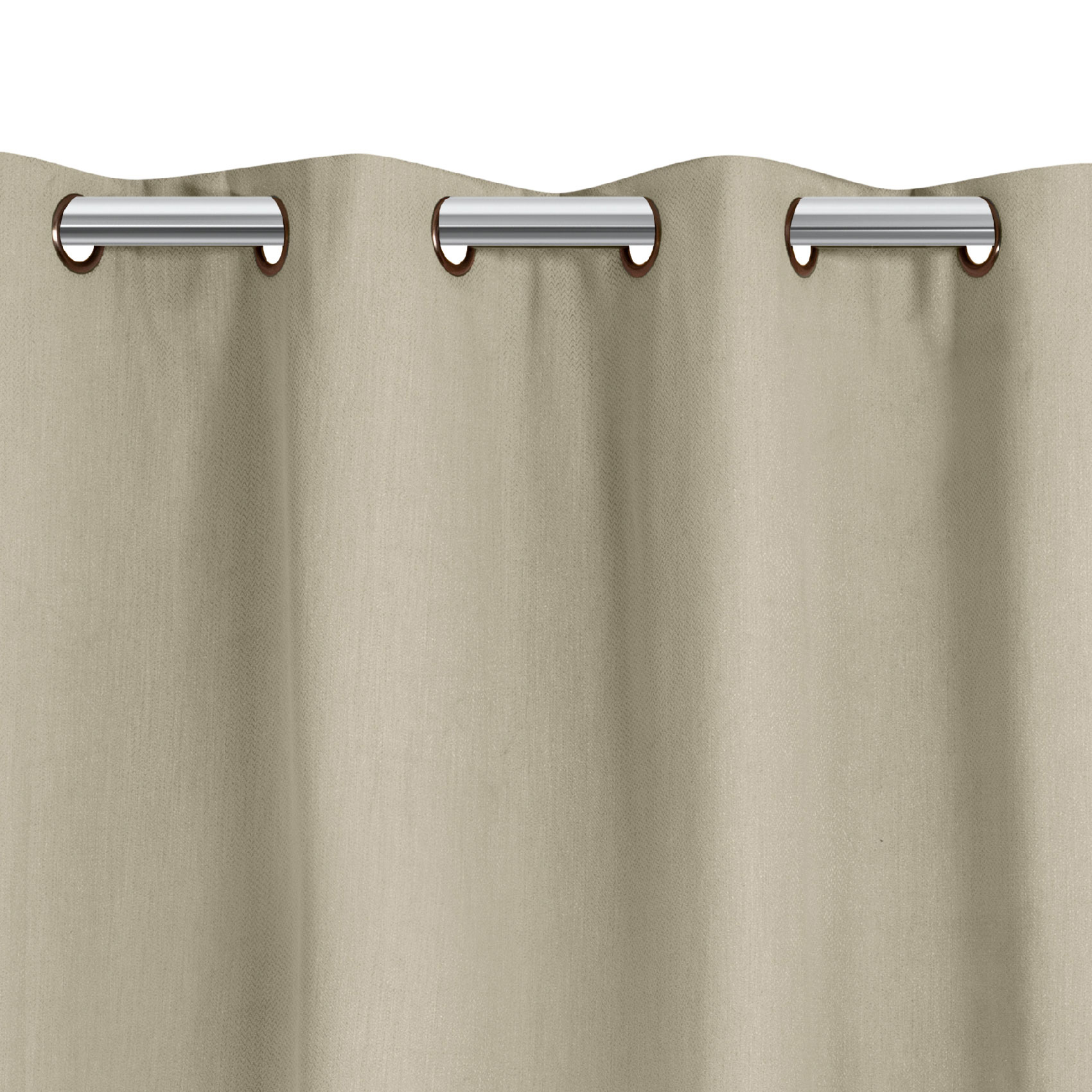 Rideau tamisant en toile unie — vue 3