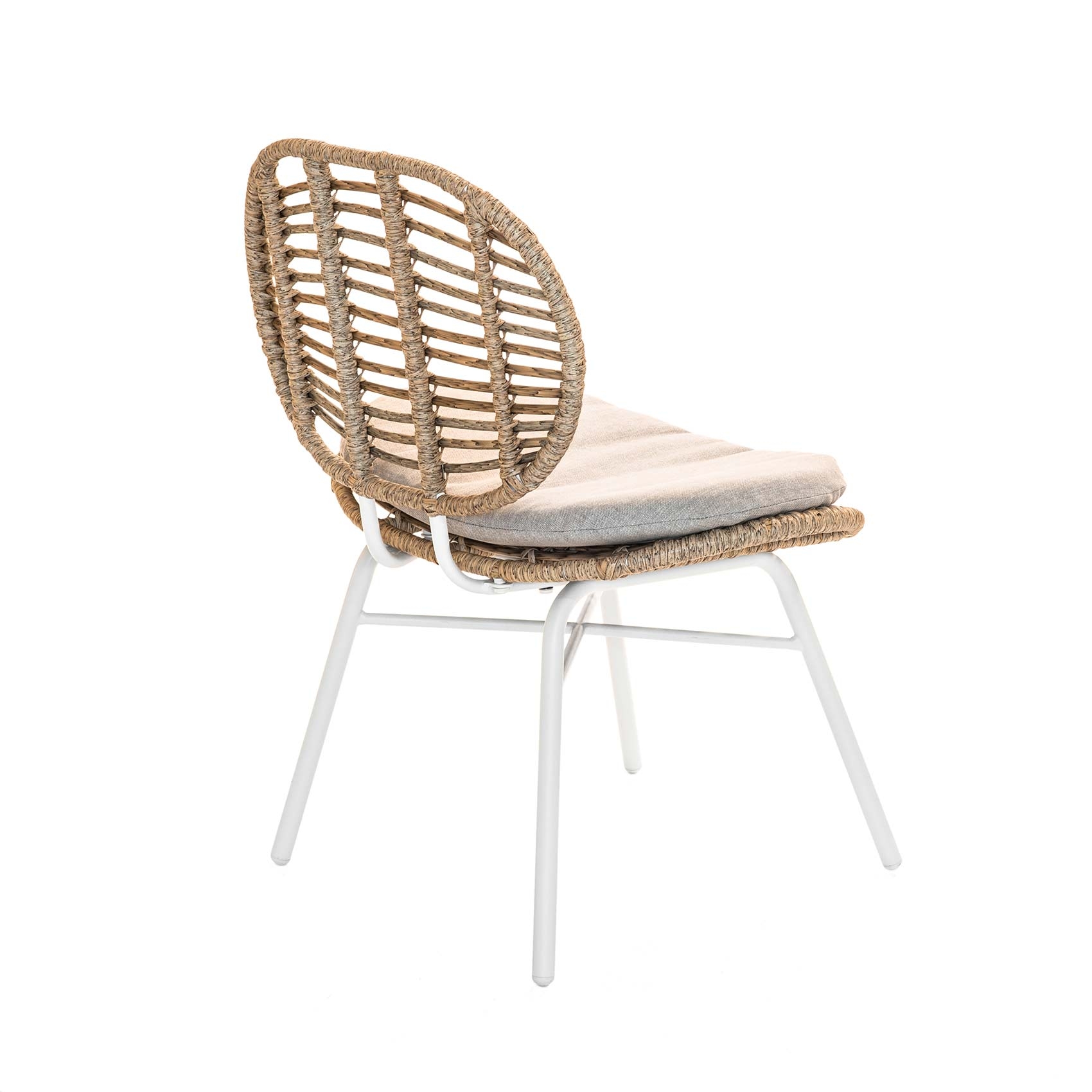 Duo de chaises extérieur en résine tressée — vue 3