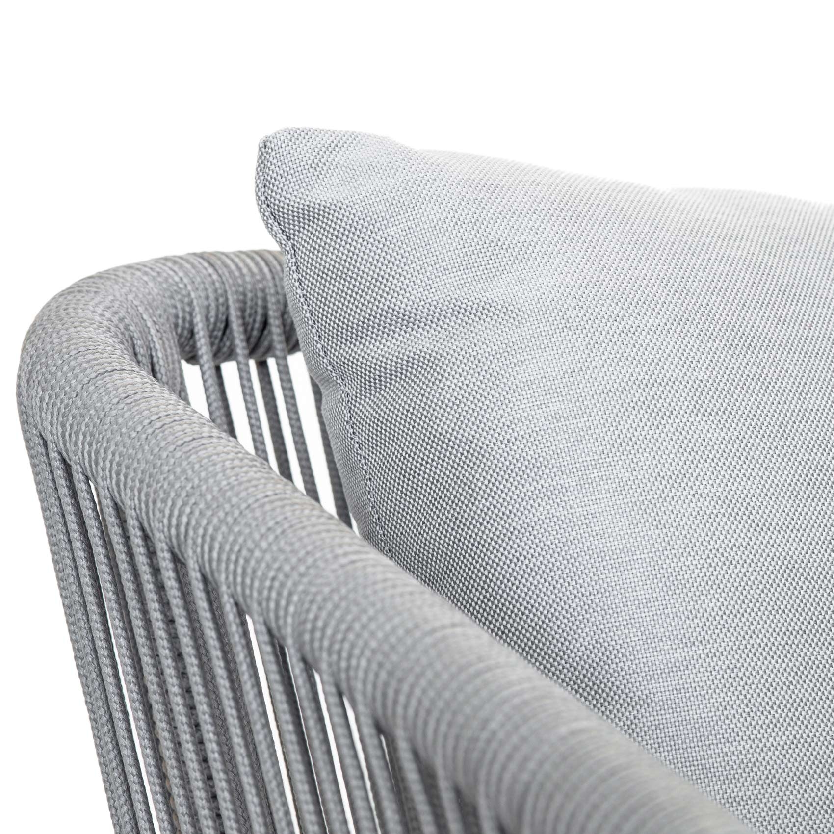 Salon détente en corde tressée — vue 4